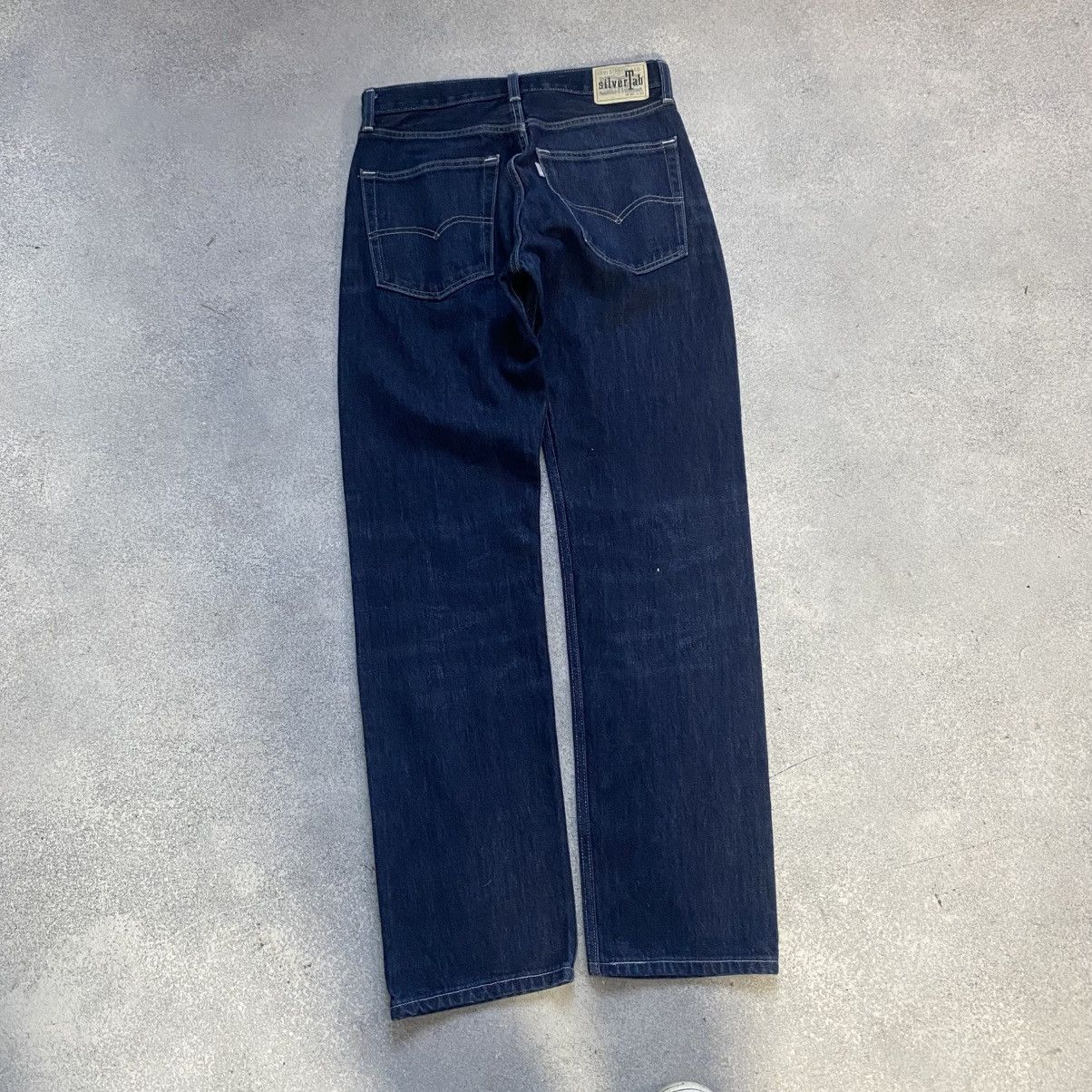 Levi's Vintage LEVIS Jeans SilverTab Baggy Acid Wash Denim A7704 Size US 31 - 1 Thumbnail