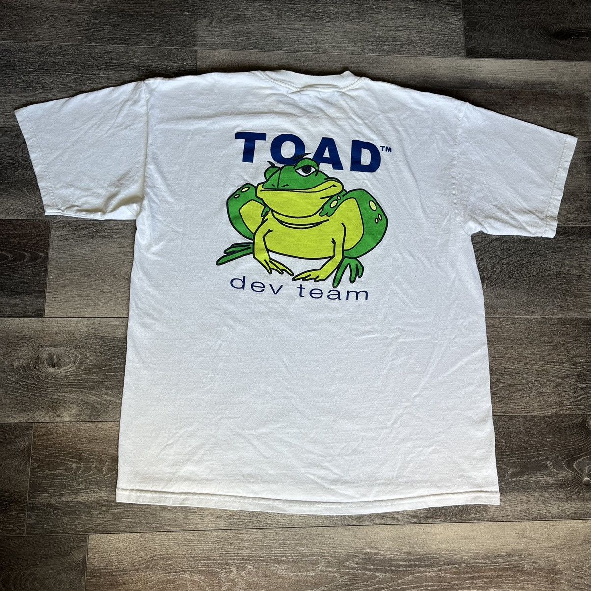 Microsoft Vintage 2000s Toad Dev Team Quest Software Computer Logo Tee Size US XL / EU 56 / 4 - 2 Thumbnail