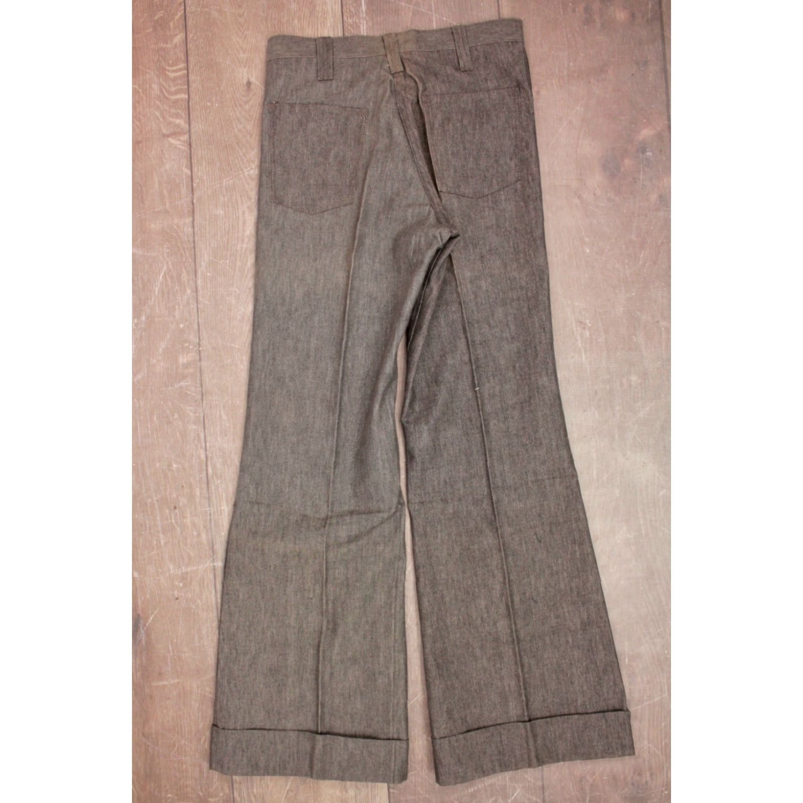 Vintage VINTAGE Stephens Jeans Bellbottoms 1970s Flare Leg NOS Regular 31x33 70s Blue Cotton Mens Jeans Size US 31 - 3 Thumbnail