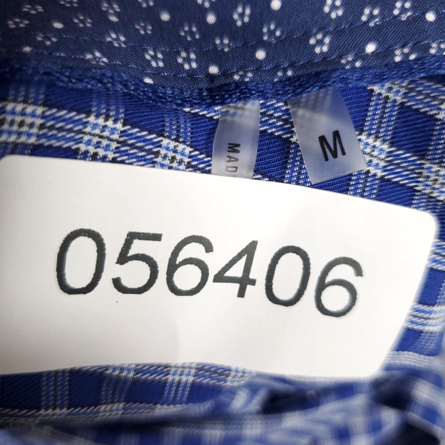 BUGATCHI Bugatchi Uomo Blue Plaid Button-Up Shirt Mens Medium Long Sleeve Casual Modern Size US M / EU 48-50 / 2 - 8 Thumbnail