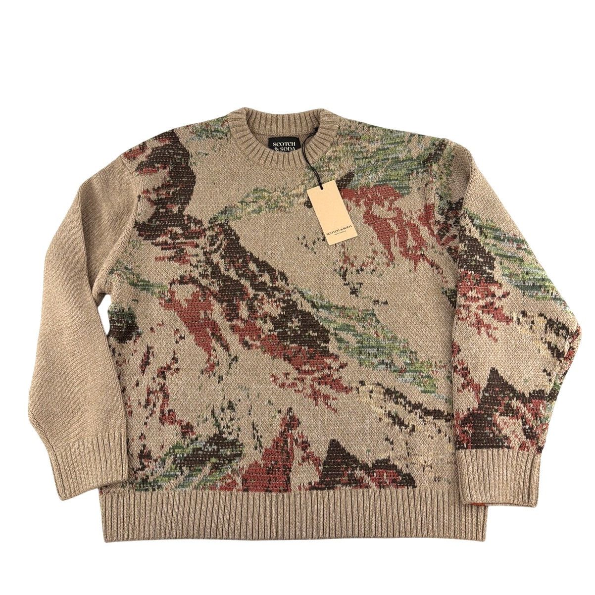 Scotch & Soda Scotch & Soda Mountain Tannin Loose Fit Pullover Sweater M Size US M / EU 48-50 / 2 - 3 Thumbnail