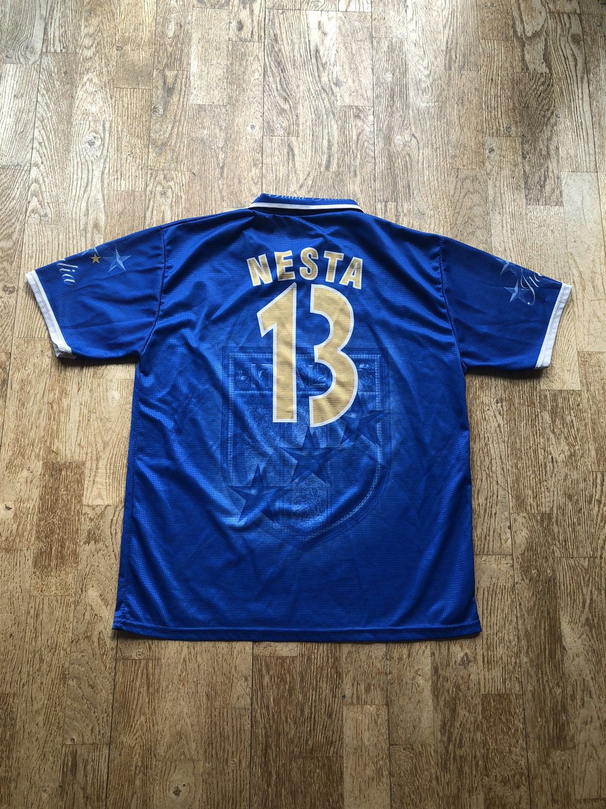 RARE ALESSANDRO NESTA ITALY VINTAGE SOCCER FOOTBALL JERSEY