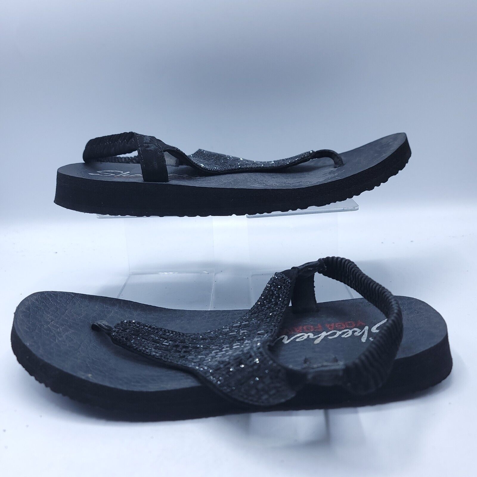 SKECHERS Skechers Meditation Rock Crown Womens Size 7 31590 Black Size US 7 / IT 37 - 5 Thumbnail