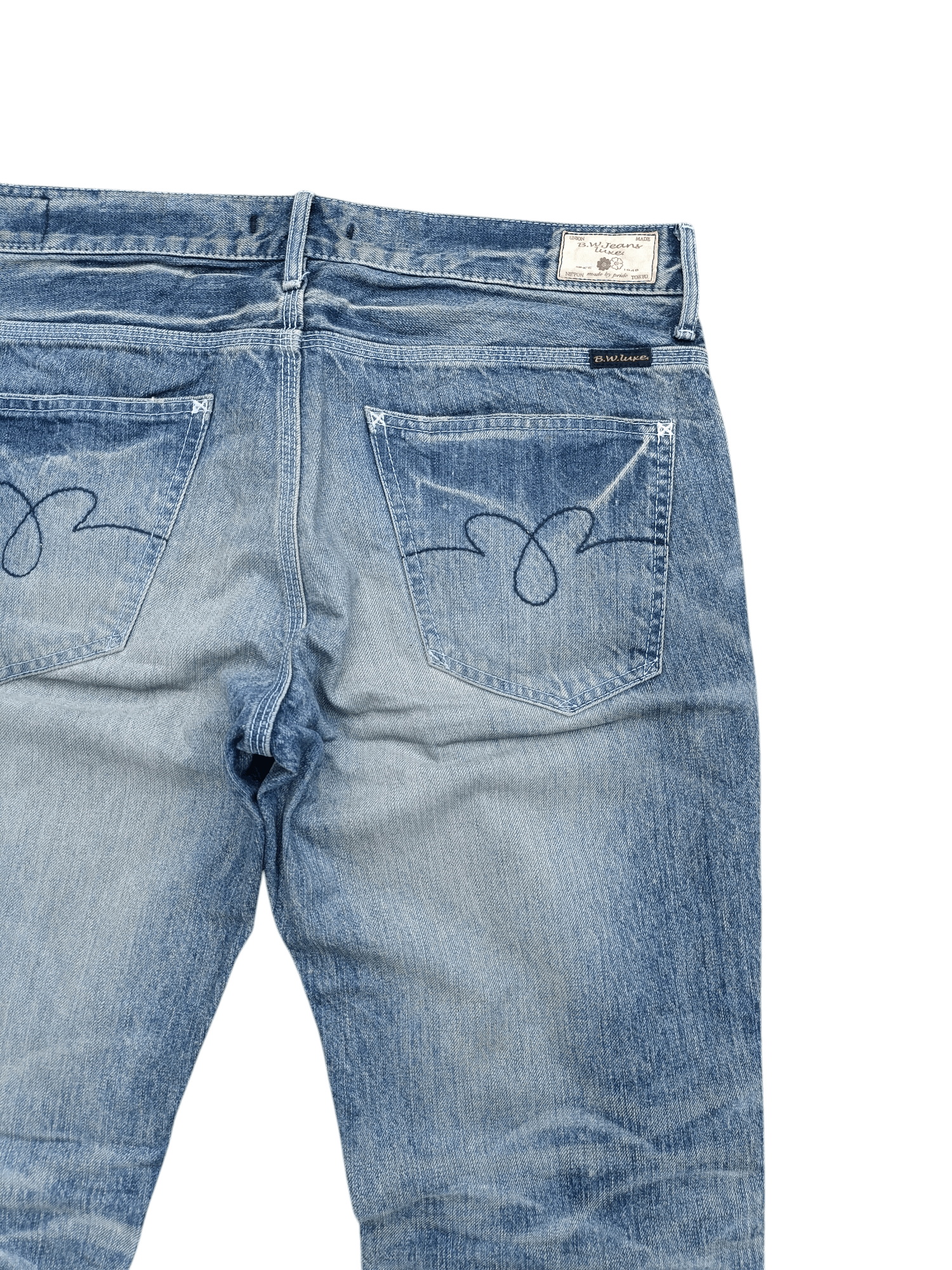 Other VINTAGE 💥 BLUEWAY GARMENTS JEANS BLEACH STYLE JEANS Size US 34 / EU 50 - 17 Thumbnail
