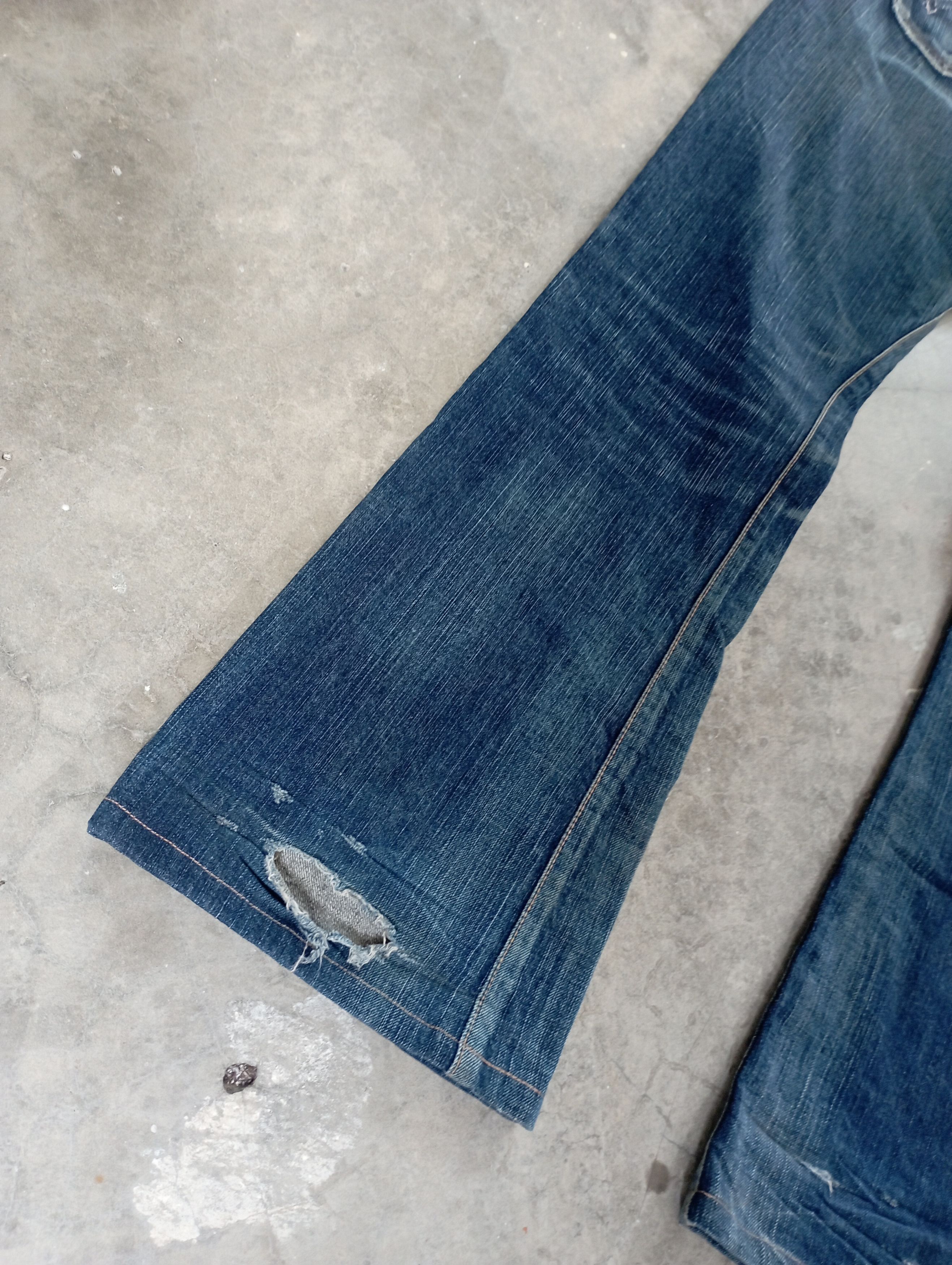 Edwin Flare Jeans Japan Edwin 503 Stone Wash Bootcut Jeans Size 29" - 12 Thumbnail
