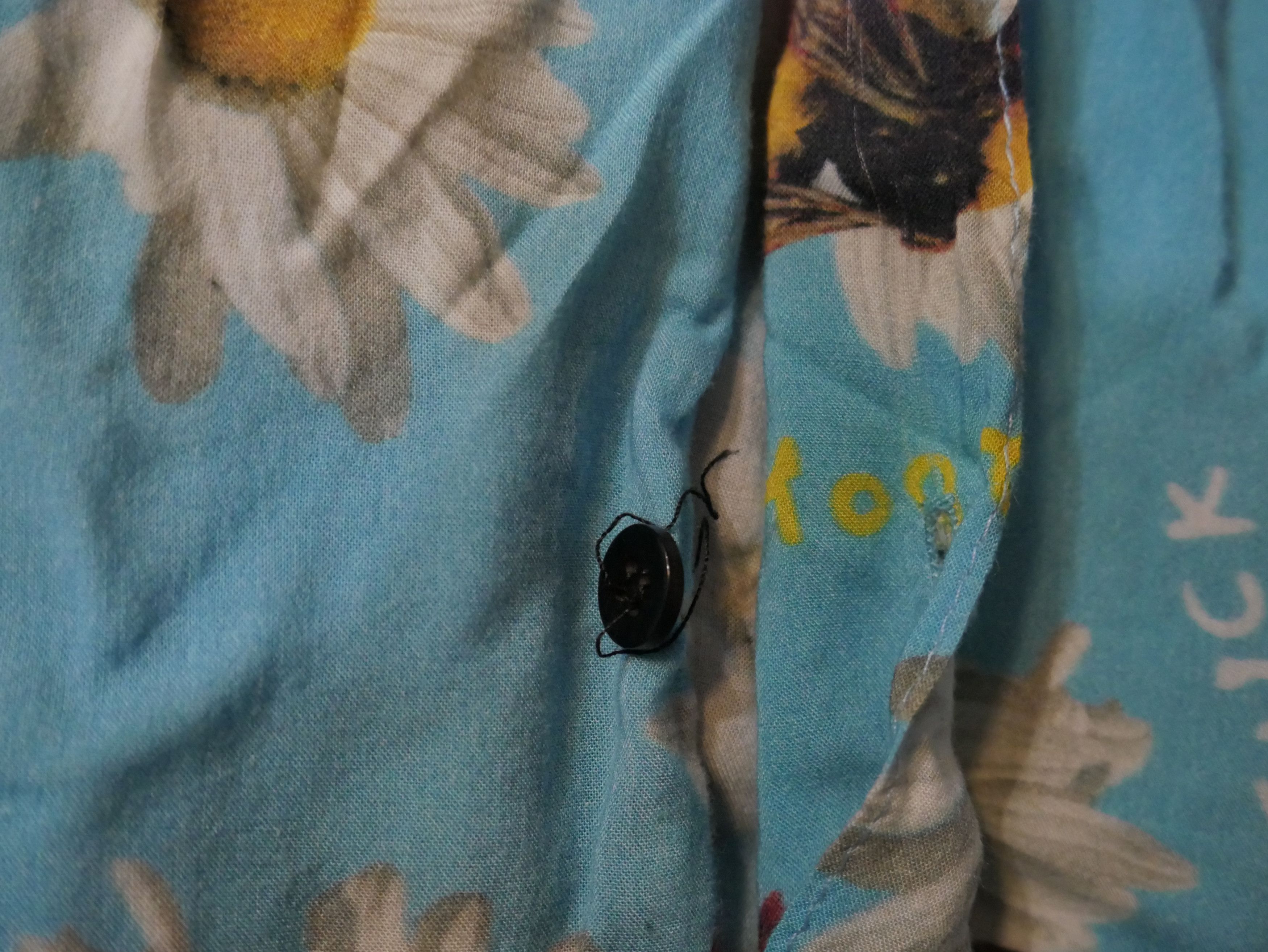 Golf Wang Golf Wang Flower Boy Button Up (Blue) Size US M / EU 48-50 / 2 - 4 Thumbnail