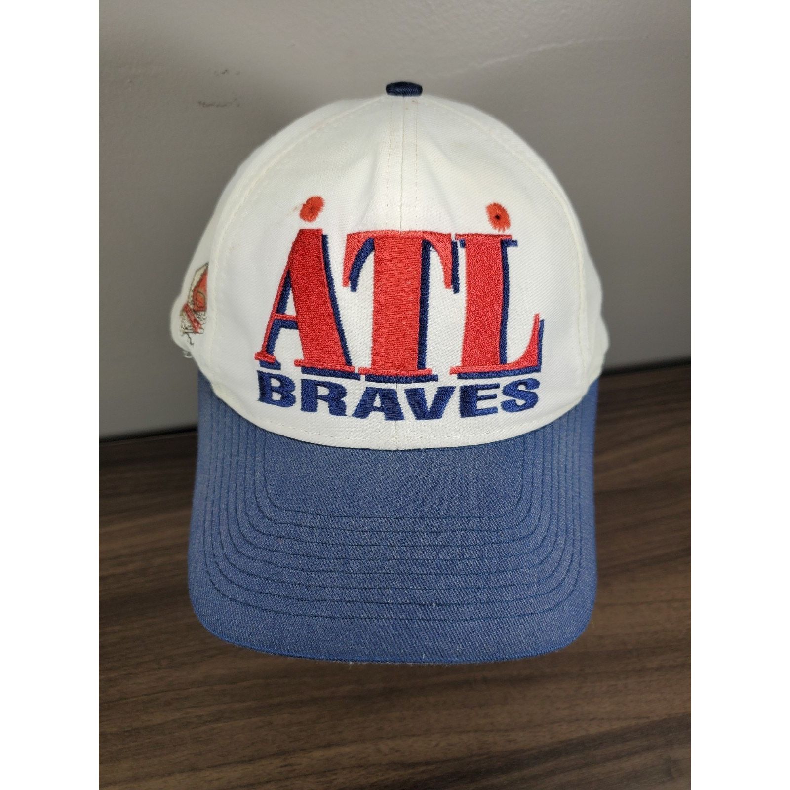 Logo 7 × MLB Vintage Atlanta Braves Hat Snapback Cap ATL 90s MLB Baseball Size ONE SIZE - 4 Thumbnail