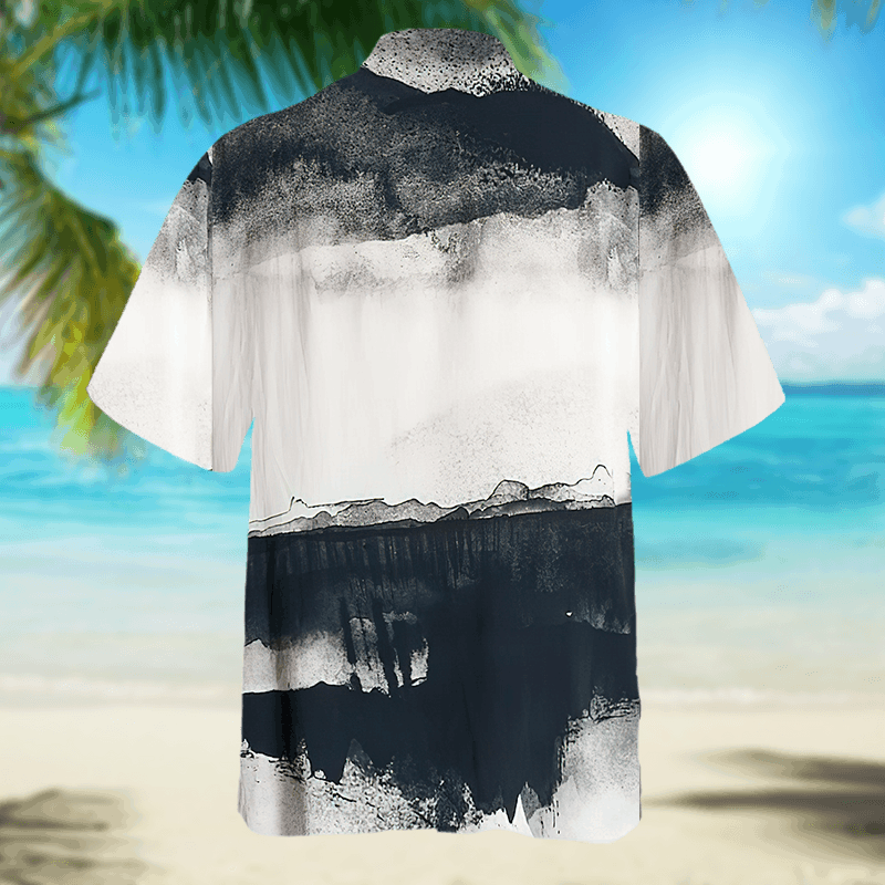 The Unbranded Brand Black & White Moon Print Shirt Size US M / EU 48-50 / 2 - 6 Thumbnail