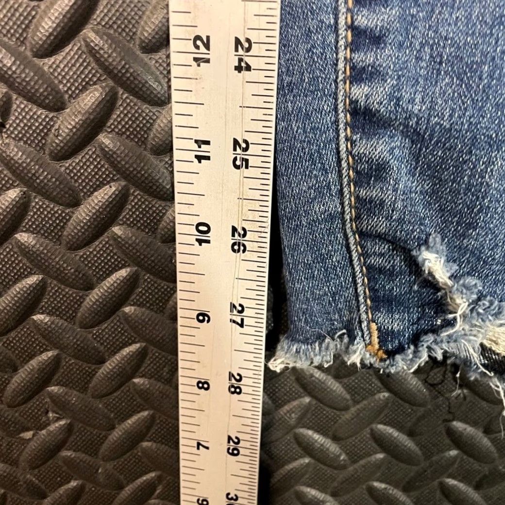 Vintage KUT from the Kloth Connie High Rise Fab AB Ankle Skinny Distressed Jeans Size 2 Womens Jeans Blue Size 26" / US 2 / IT 38 - 8 Thumbnail