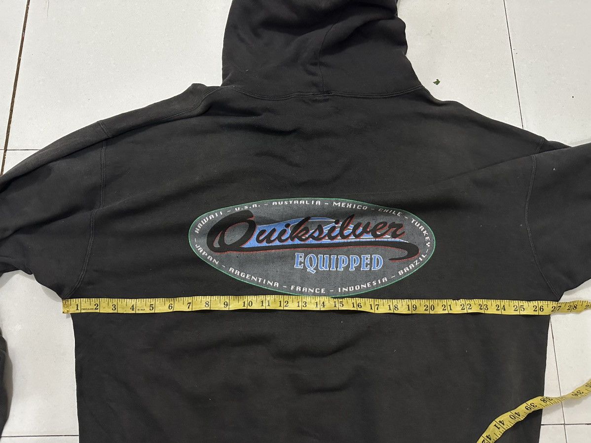 Quicksilver Y2K QUICKSILVER Distress Hoodies Size US XL / EU 56 / 4 - 14 Thumbnail