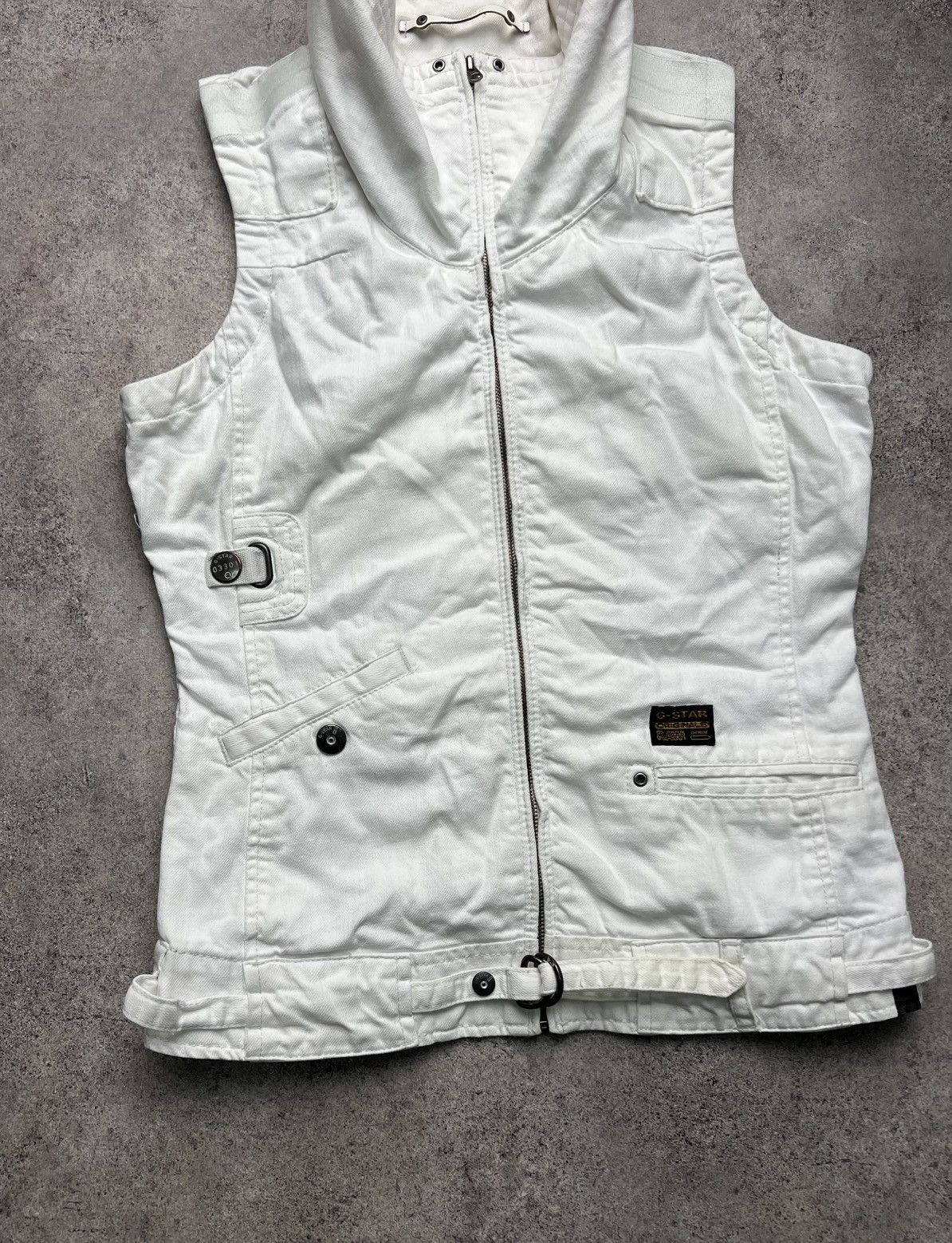 G-Star G Star Raw denim biker vest with high neck Size S / US 4 / IT 40 - 2 Thumbnail