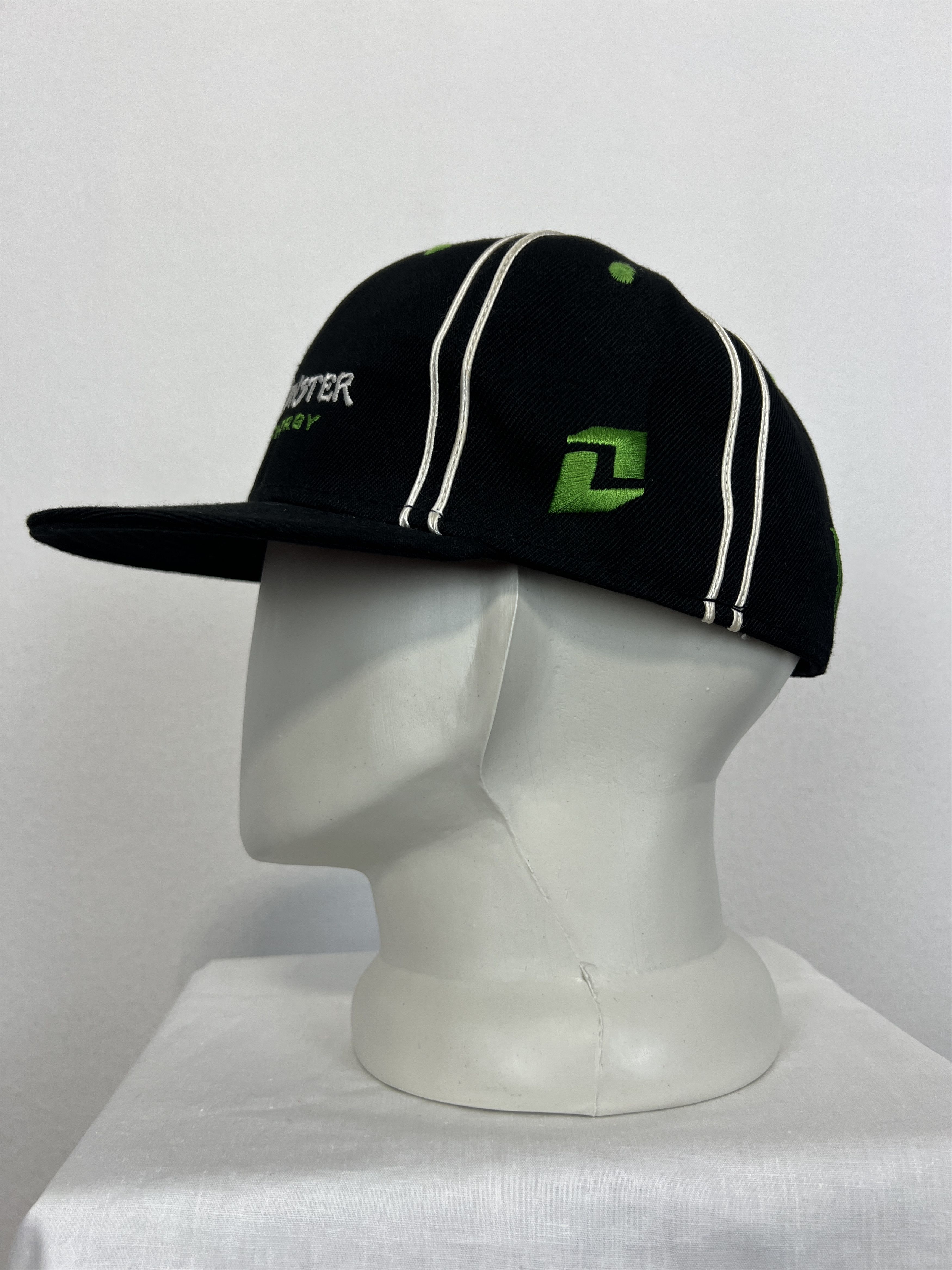Vintage Monster Energy Hat Cap Black Motocross Racing Big Logo Rare Size ONE SIZE - 4 Thumbnail
