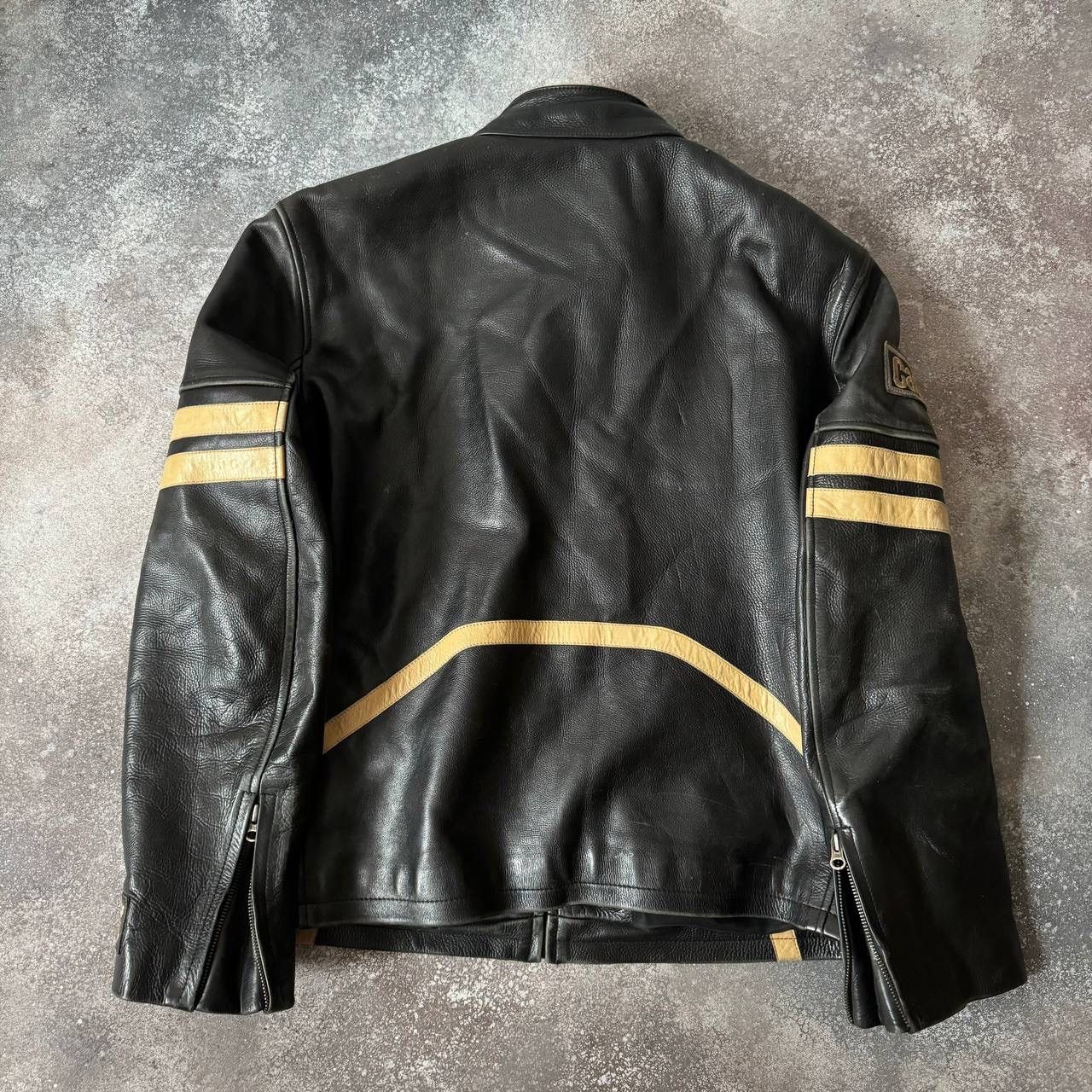 Redskins Vintage Racing Faded Leather Jacket