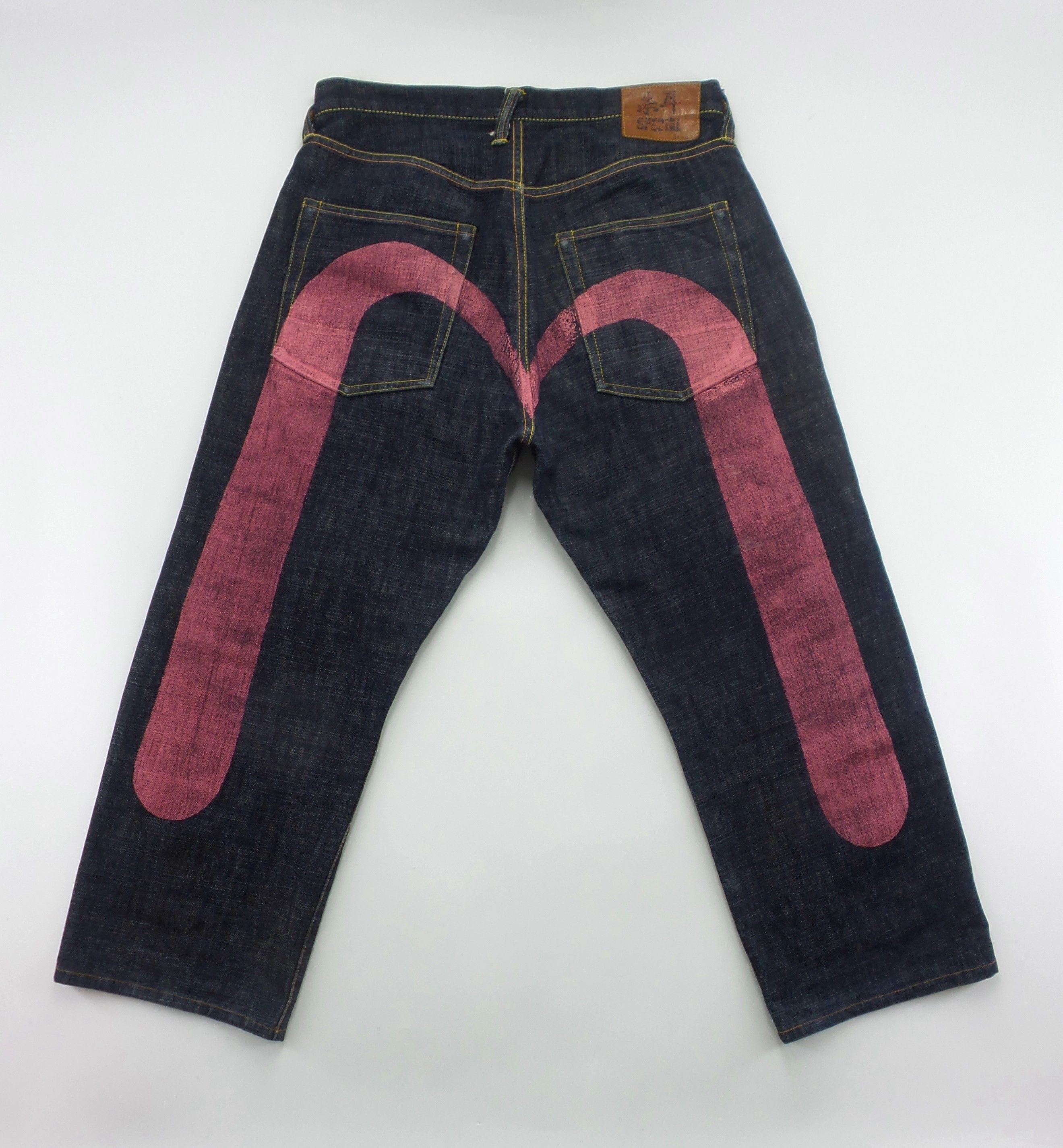 Evisu Evisu Genes Mens Denim Jeans RN 120435 34 Waist 35 Inseam