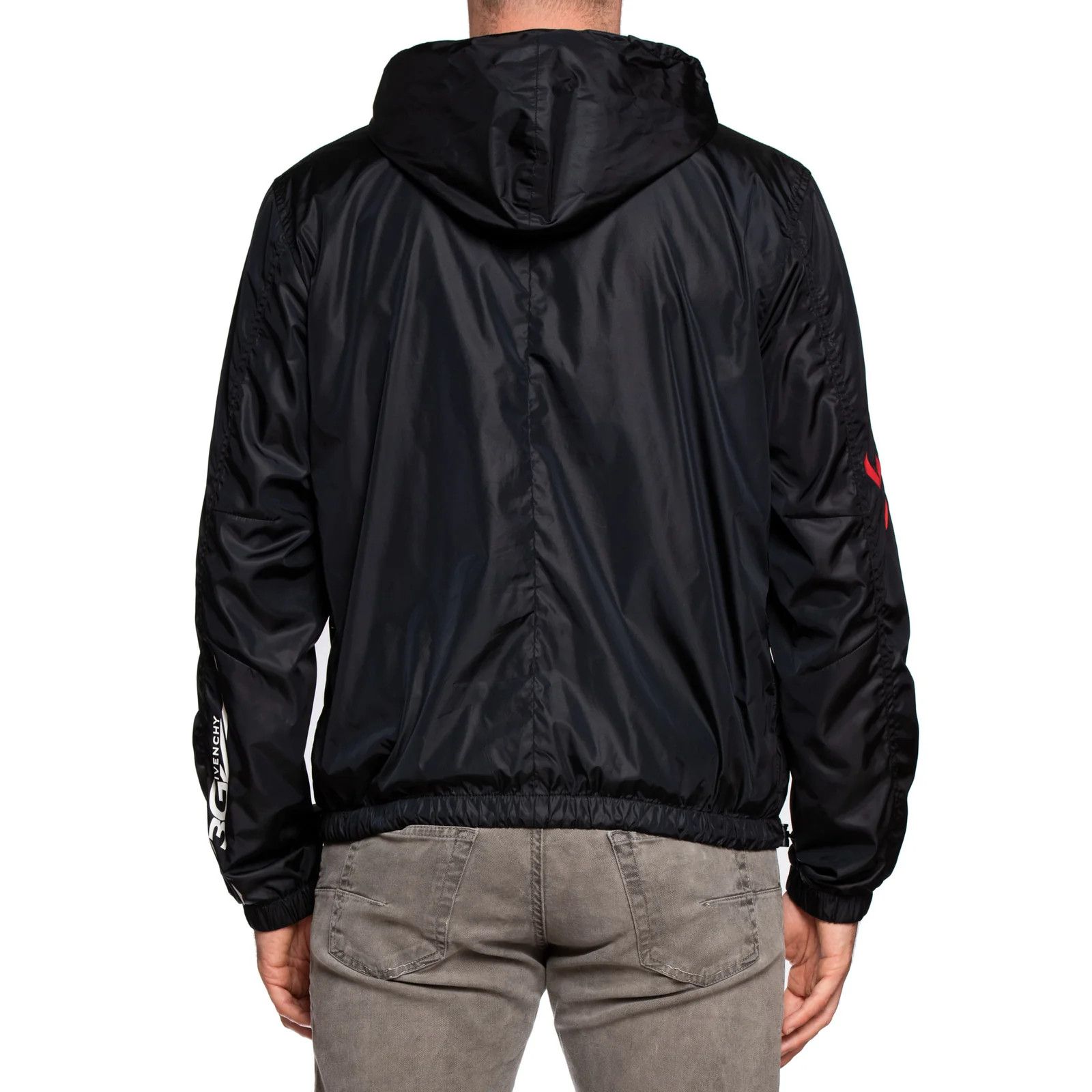 Givenchy GIVENCHY Paris Black Hooded Windbreaker Jacket EU 48 Size US S / EU 44-46 / 1 - 3 Thumbnail