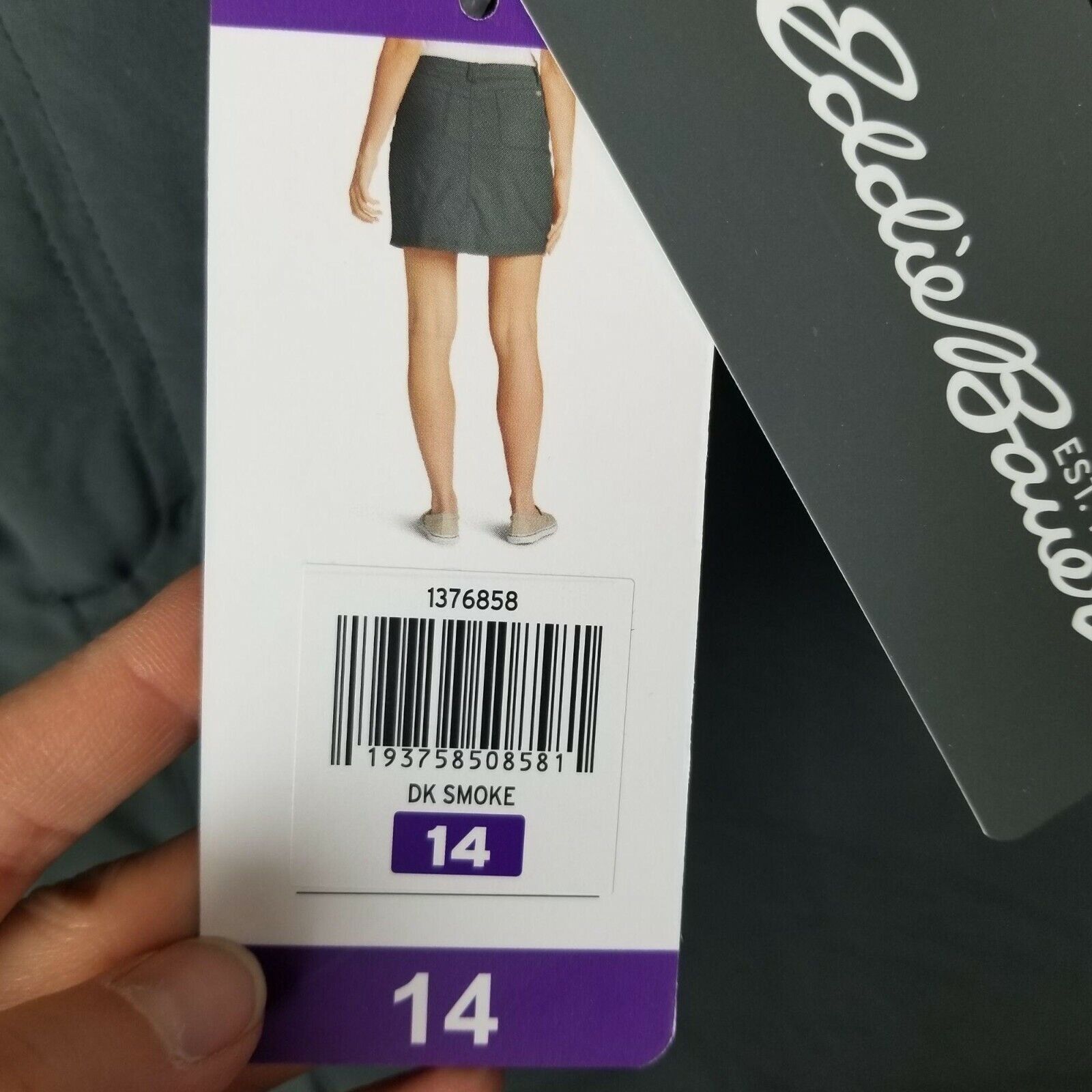 Eddie Bauer Eddie Bauer Womens Adventurer 2.0 Mini Skort Size 14 Gray Size 36" / US 14 / IT 50 - 10 Thumbnail