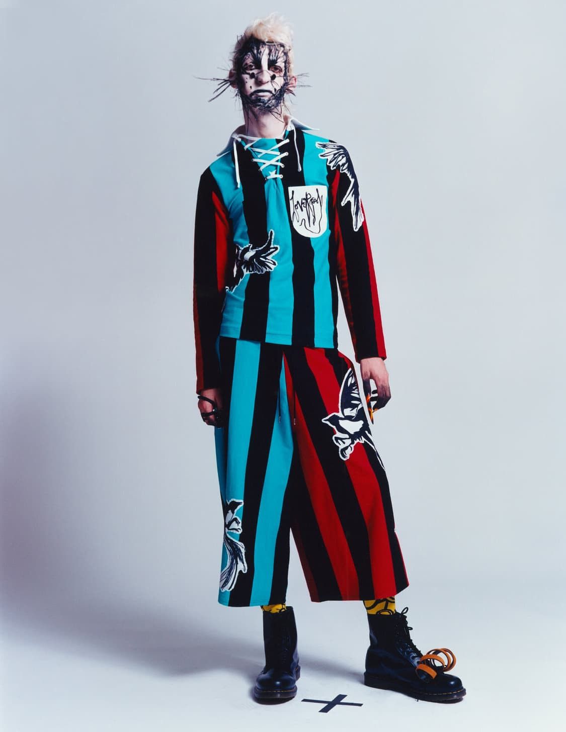 Charles Jeffrey LOVERBOY Charles Jeffrey Loverboy Magpie Striped Rugby Polo Size US S / EU 44-46 / 1 - 3 Thumbnail