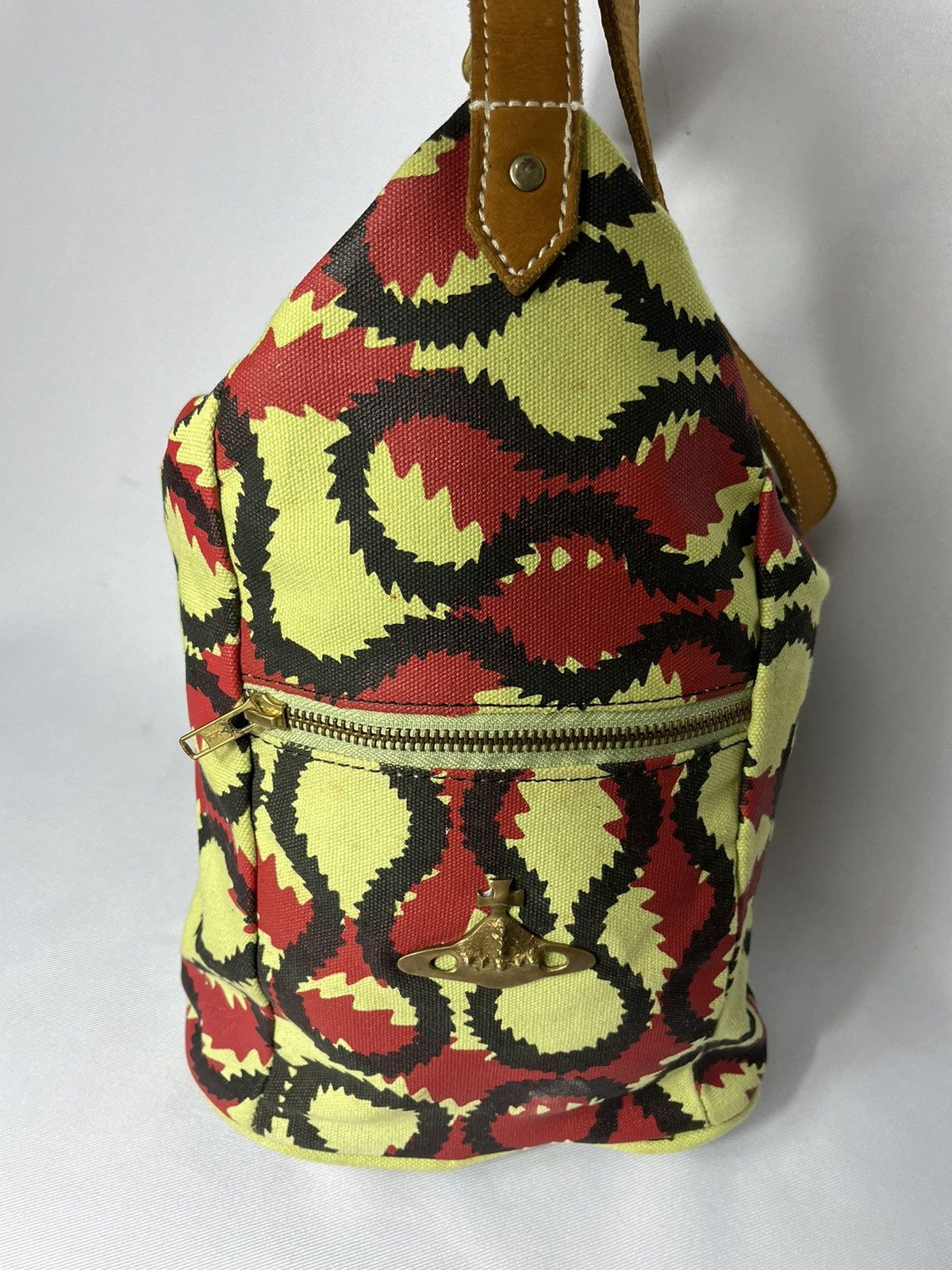Vivienne Westwood Kenya Canvas Single Strap Backpack Bag Size ONE SIZE - 6 Thumbnail