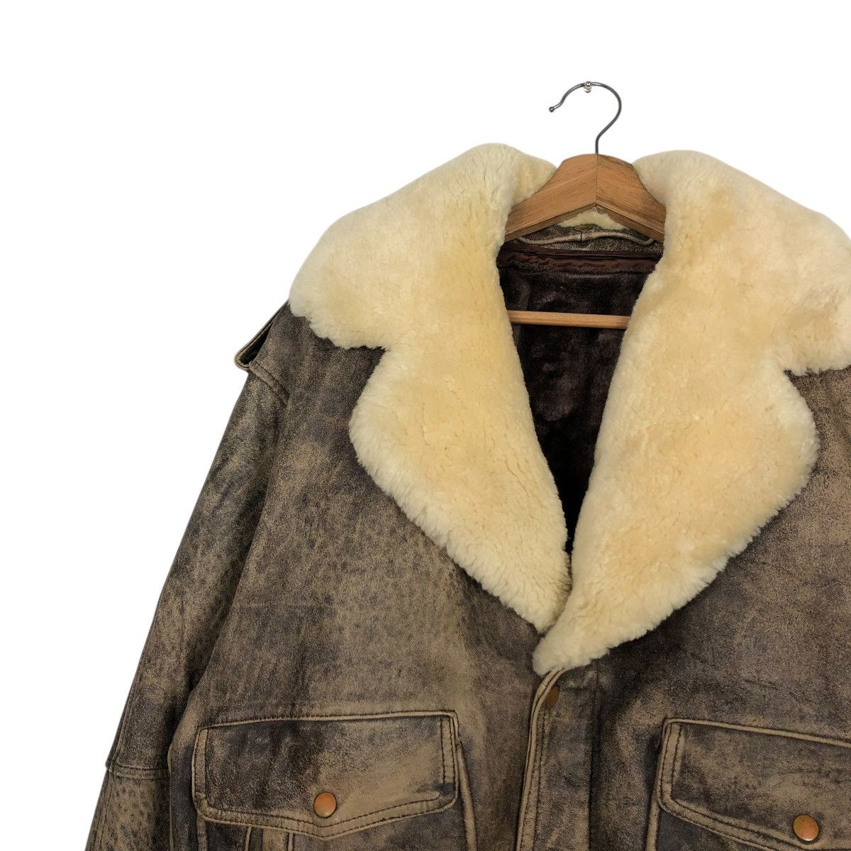 Genuine Leather 🔥VINTAGE BIKER LEATHER JACKET UNBRANDED ISSEY MIYAKE Size US M / EU 48-50 / 2 - 9 Thumbnail