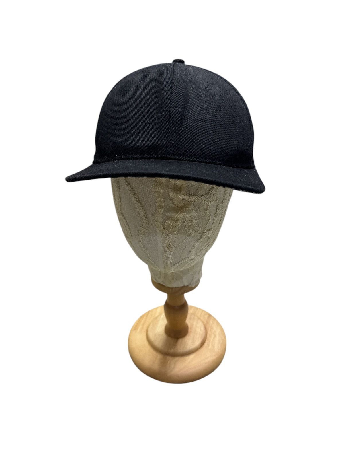 Hoorsenbuhs HOORSENBUHS WOOL FLAT BLACK FITTED CAP 60cm Size ONE SIZE - 3 Thumbnail