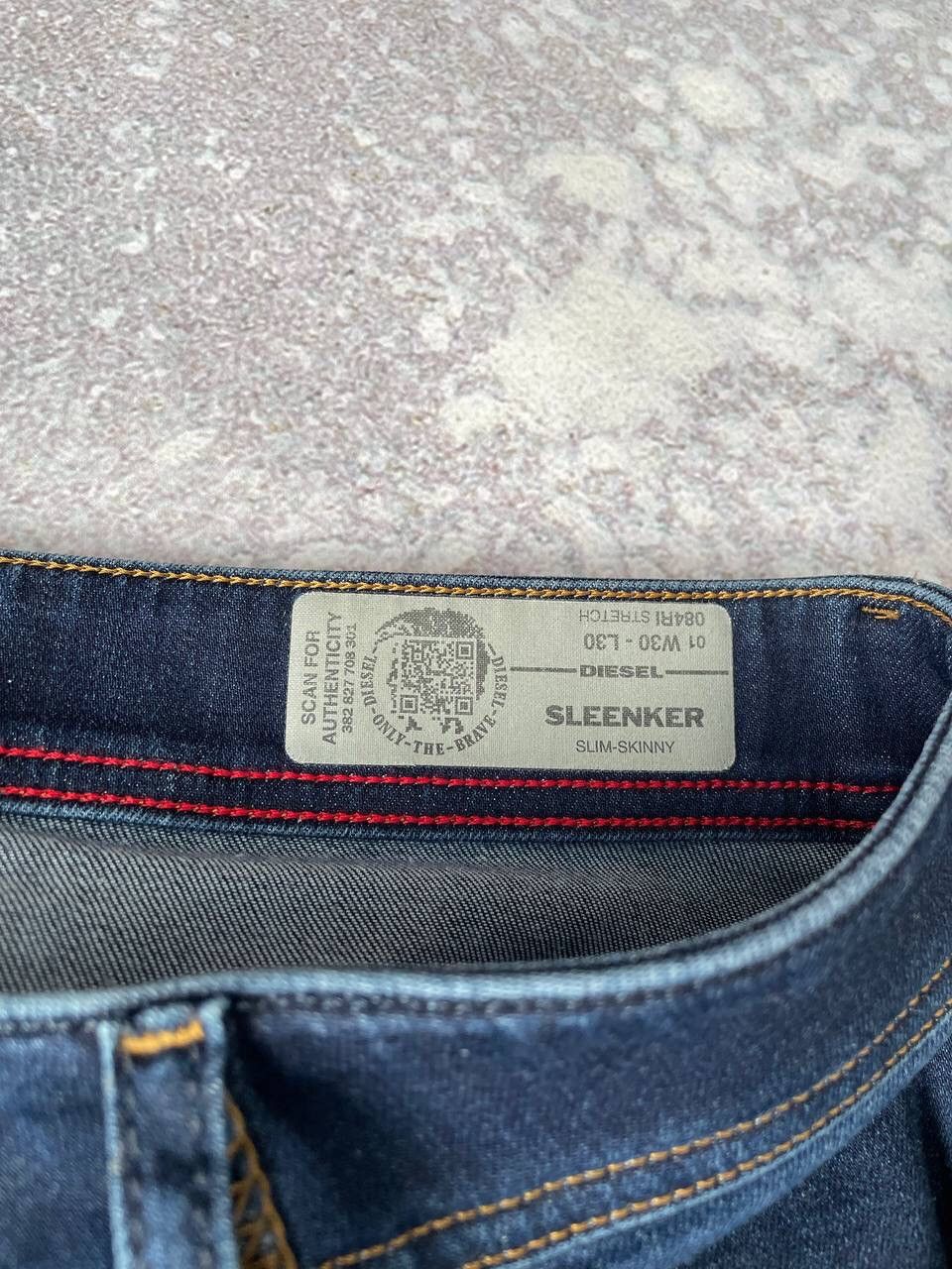 Diesel × Diesel Black Gold × Vintage Vintage Diesel SLEENKER Denim Pants Big Logo Y2K Ultra Rare Size US 30 / EU 46 - 8 Thumbnail