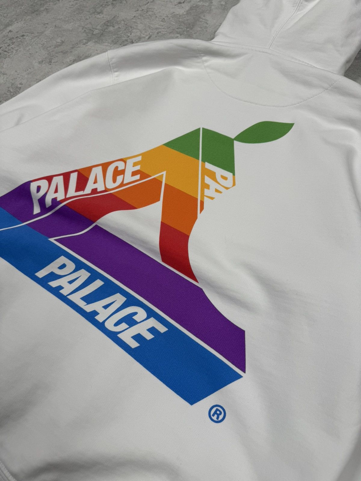 Palace Palace Jobsworth White Hoodie Big Logo Size L Size US L / EU 52-54 / 3 - 5 Thumbnail