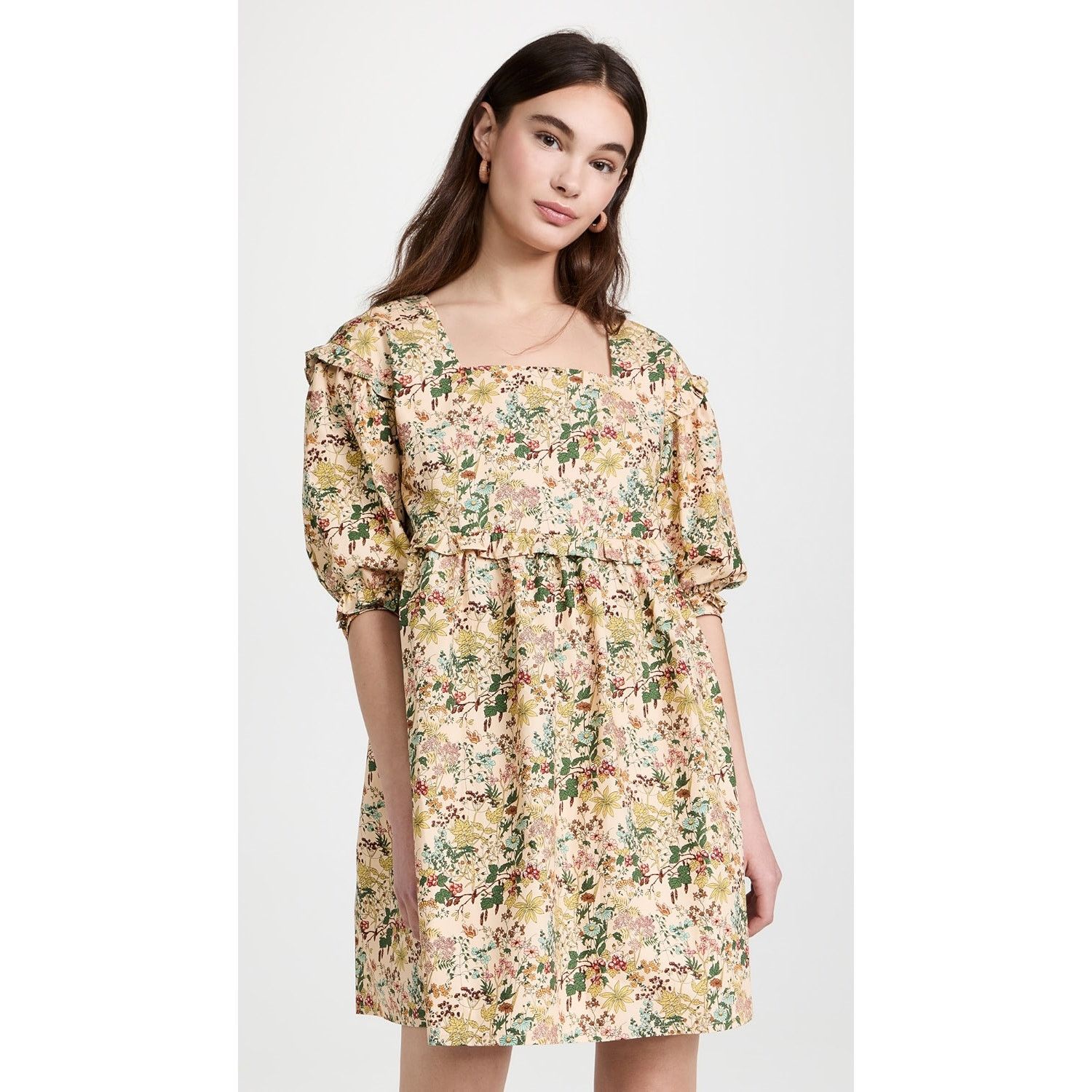 Anthropologie × Free People NWT Meadows Daphne Babydoll Dress $242 SIZE 2 (6/8) Size M / US 6-8 / IT 42-44 - 4 Thumbnail
