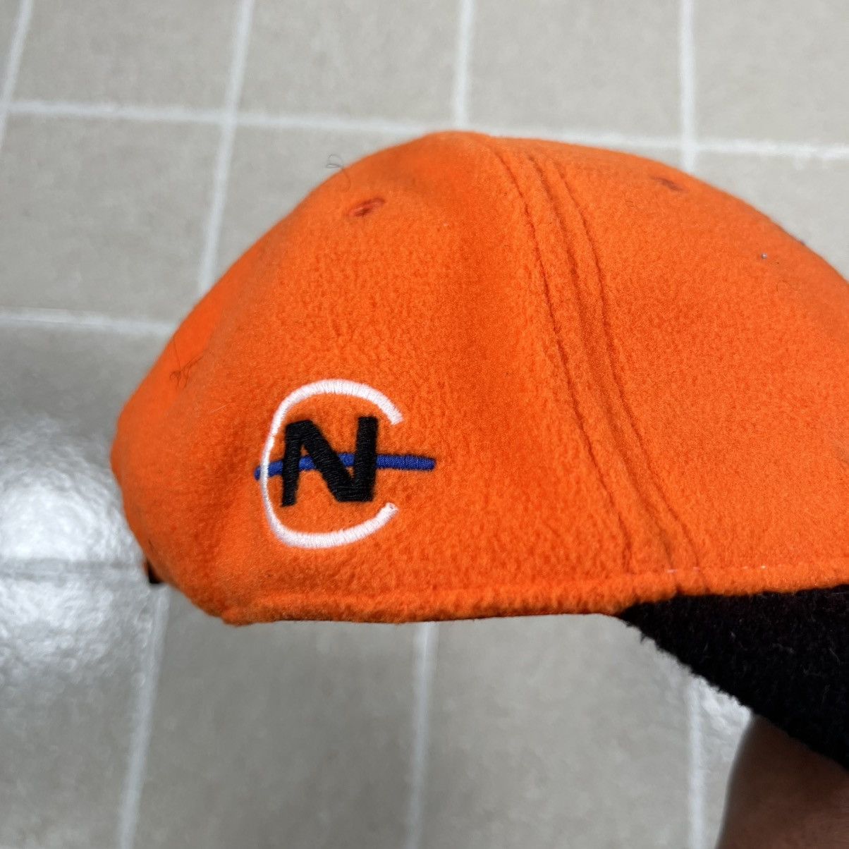 Nautica × Vintage Nautica Competition Vintage Fleece Hat - Orange/blue Size ONE SIZE - 4 Thumbnail