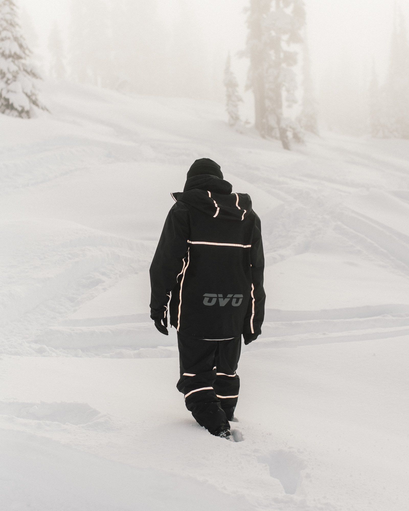 Drake OVO Reflective Taping Rain Shell Black Jacket Size US L / EU 52-54 / 3 - 17 Thumbnail