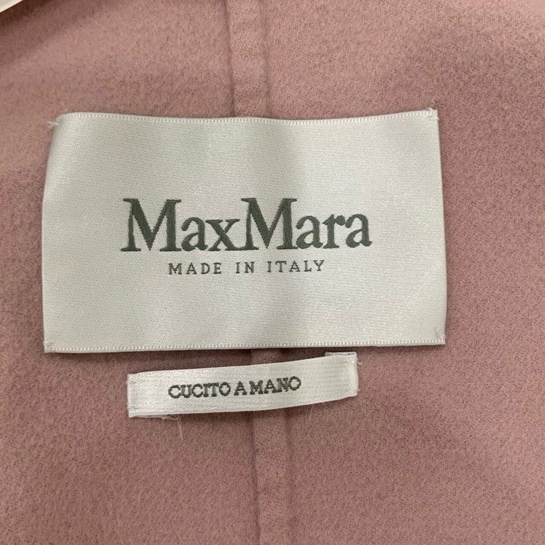 Max Mara Max Mara Pink hooded wool-mixed cashmere coat Size M / US 6-8 / IT 42-44 - 6 Thumbnail