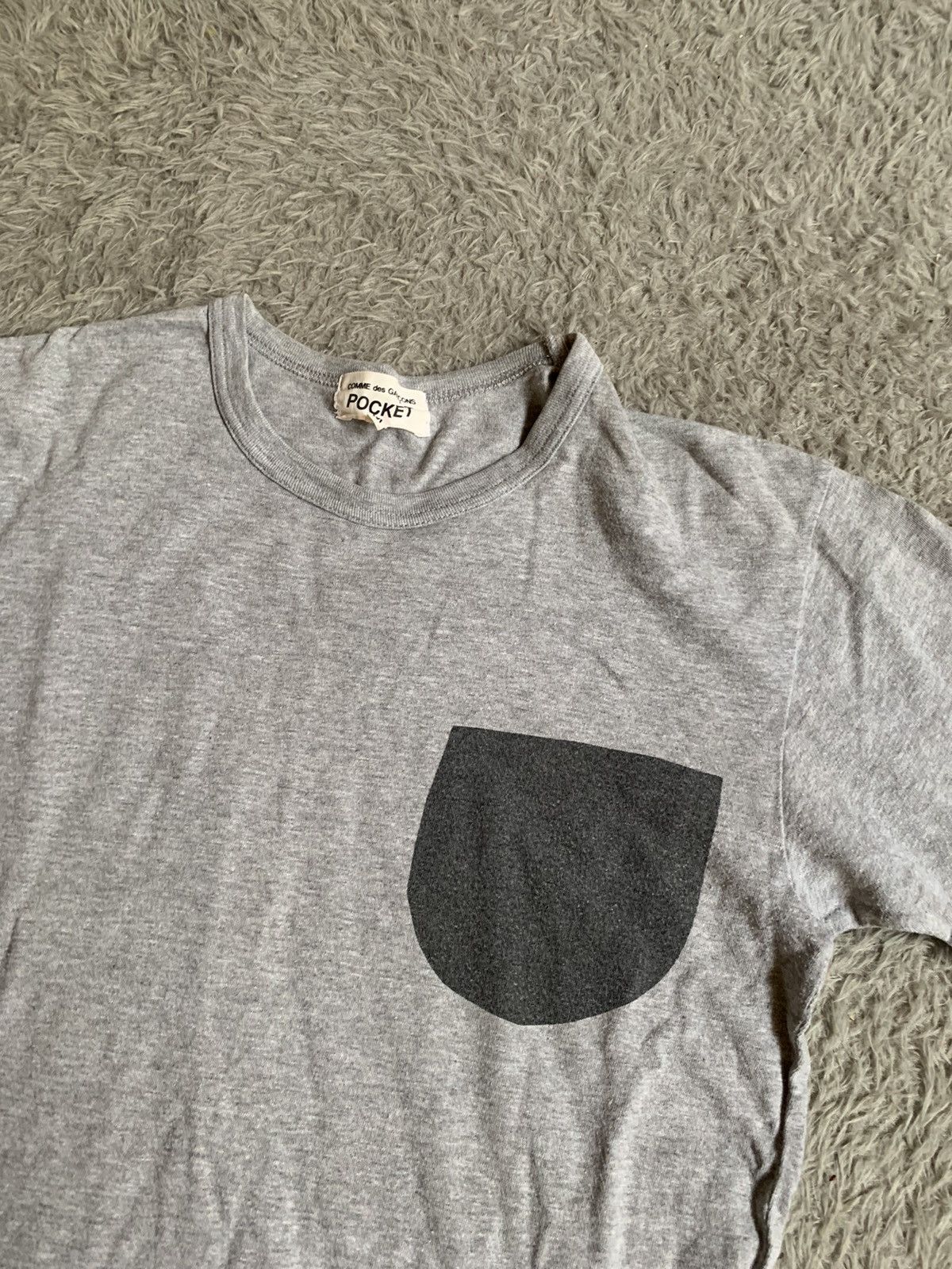 Comme des Garcons × Comme des Garcons Homme × Japanese Brand Vintage Comme Des Garcons Pocket Tee Size US M / EU 48-50 / 2 - 3 Thumbnail