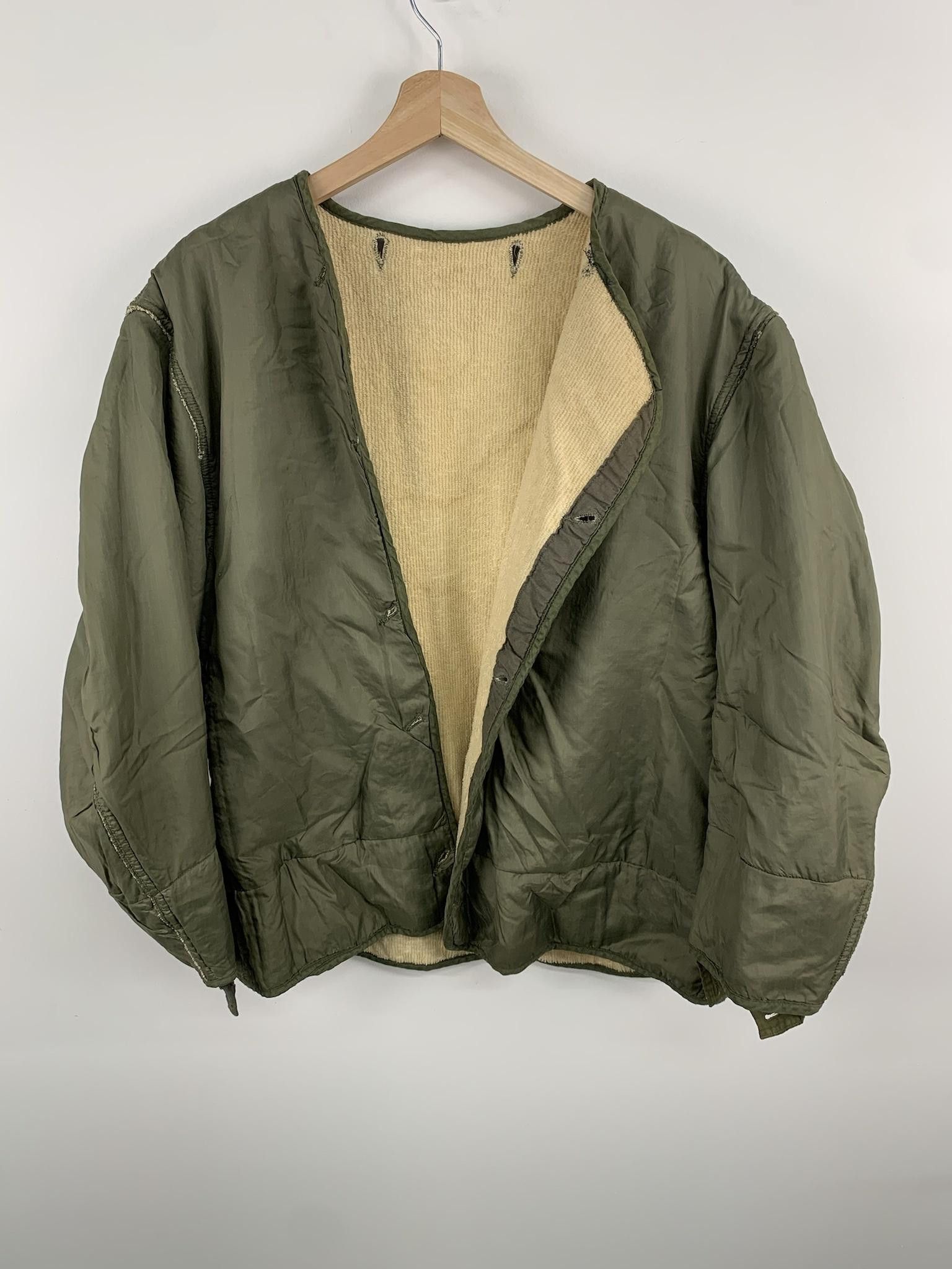 Vintage Vintage 1960's Military Liner Jacket (No Enclosure) Size US M / EU 48-50 / 2 - 1 Thumbnail