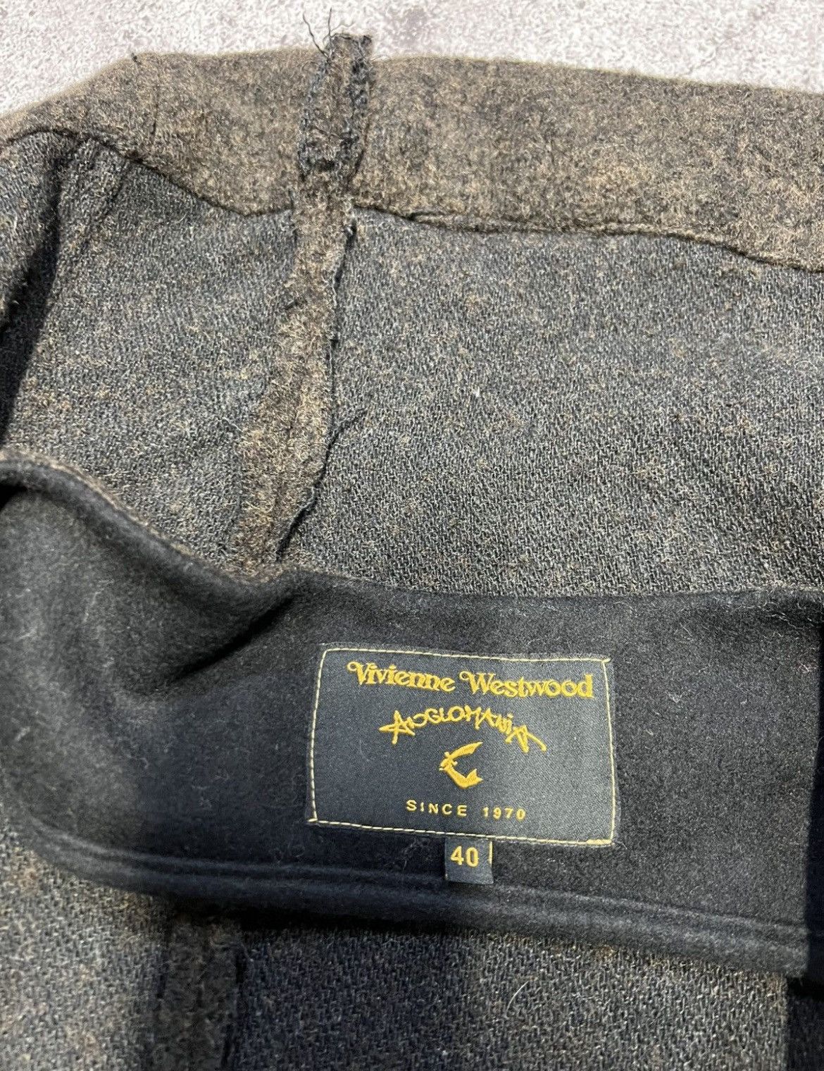 Vivienne Westwood Vivienne Westwood Avant Garde Asymmetric Wool Coat Jacket Size S / US 4 / IT 40 - 5 Thumbnail