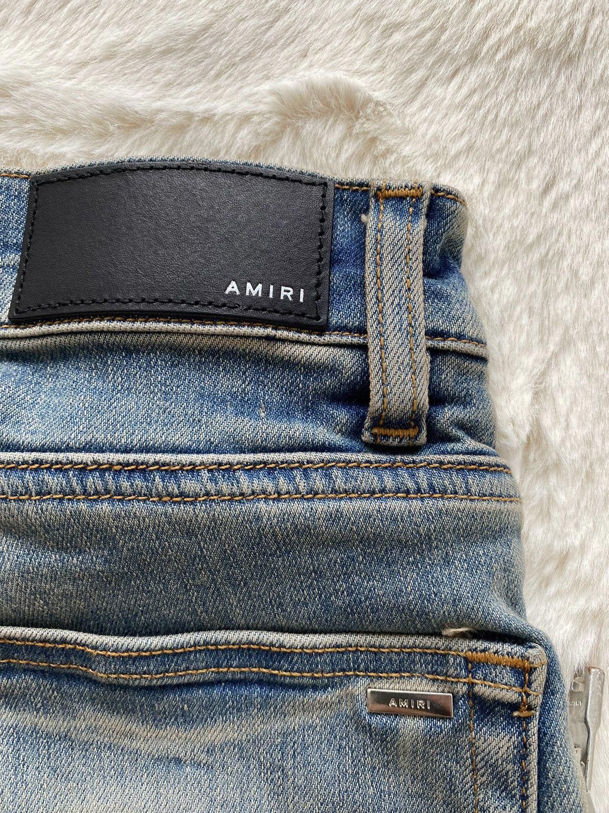 Sz 29,32 Amiri Clay Indigo Red Velvet PJ MX2 Jeans