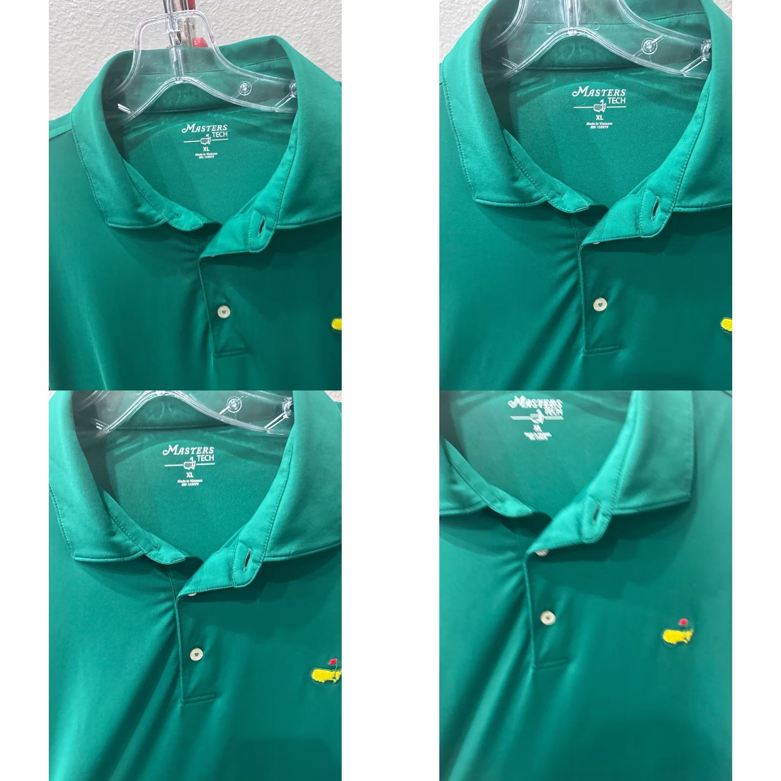 Vintage Masters Agusta Green Golf POLO SHIRT XL Men XS? Size US XL / EU 56 / 4 - 8 Thumbnail