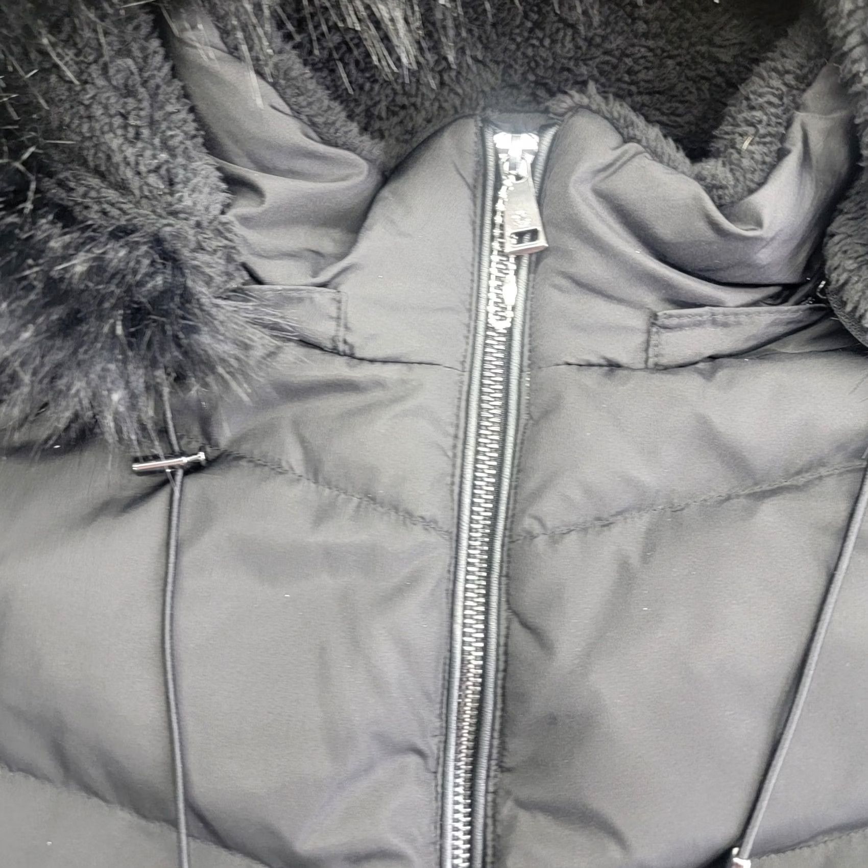 Ralph Lauren VINTAGE Lauren Ralph Lauren Puffer Coat Womens XL Black Hooded Faux Fur Down Parka Long Size XL / US 12-14 / IT 48-50 - 6 Thumbnail