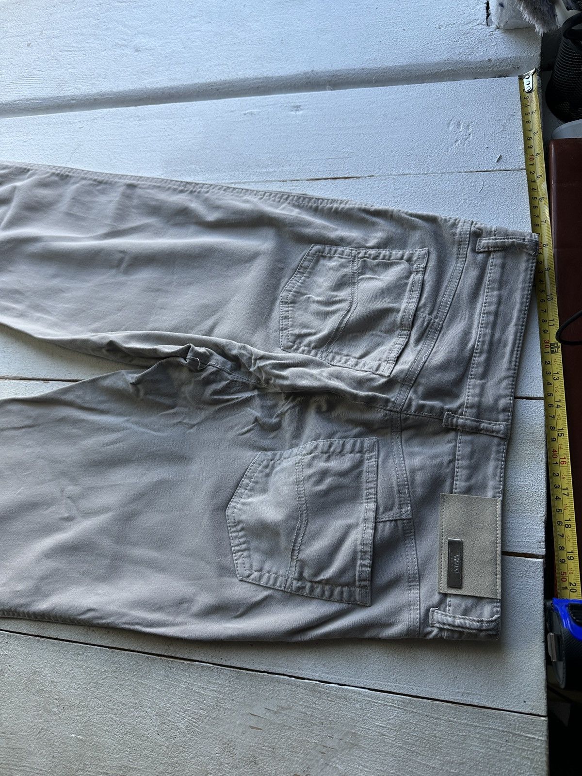 Armani 🚨 Armani Regular LUXURY OLD MONEY relax BEIGE Womens Size 29" - 9 Thumbnail