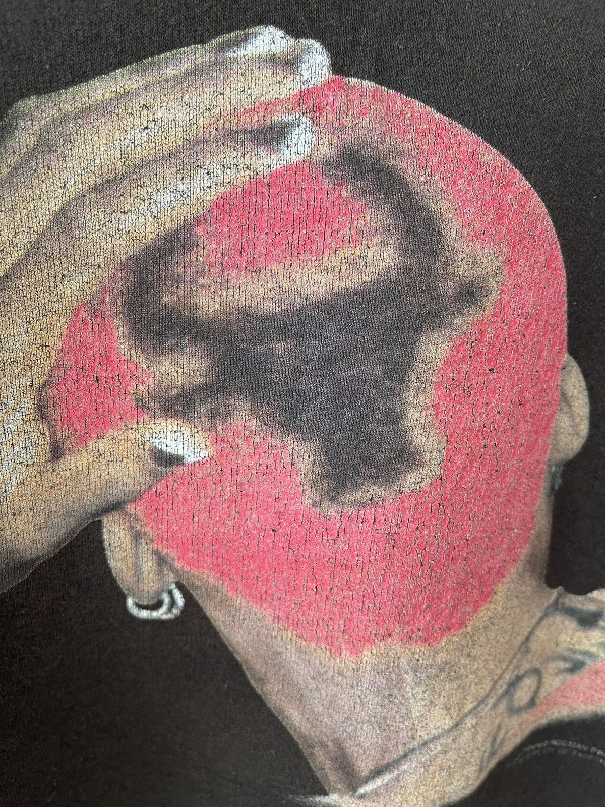 NBA × Vintage 1996 Dennis Rodman Faded Sweatshirt Size US M / EU 48-50 / 2 - 8 Thumbnail