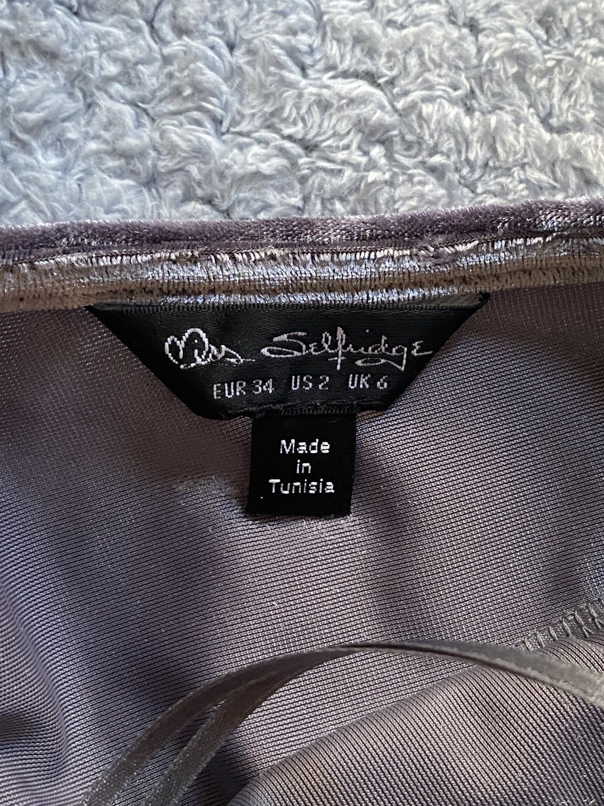 Other Miss Selfridge Velour Bodysuit Size XS / US 0-2 / IT 36-38 - 2 Thumbnail