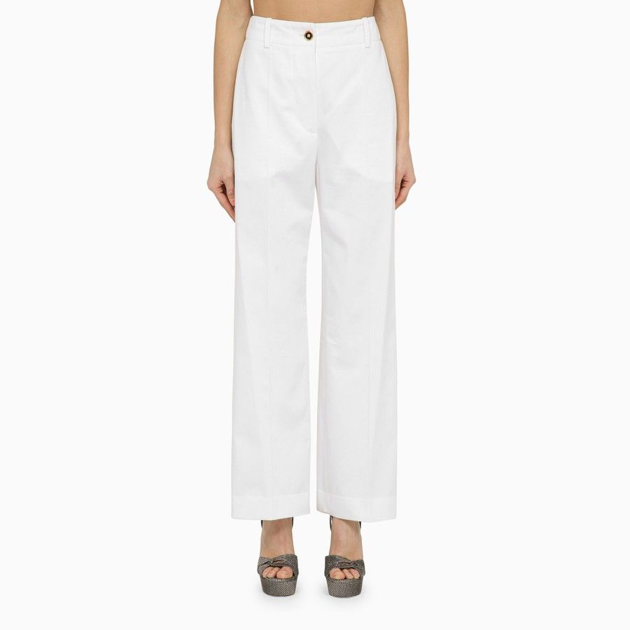 Patou o1d2blof0924 Trousers in White Size 27" / US 4 / IT 40 - 1 Thumbnail