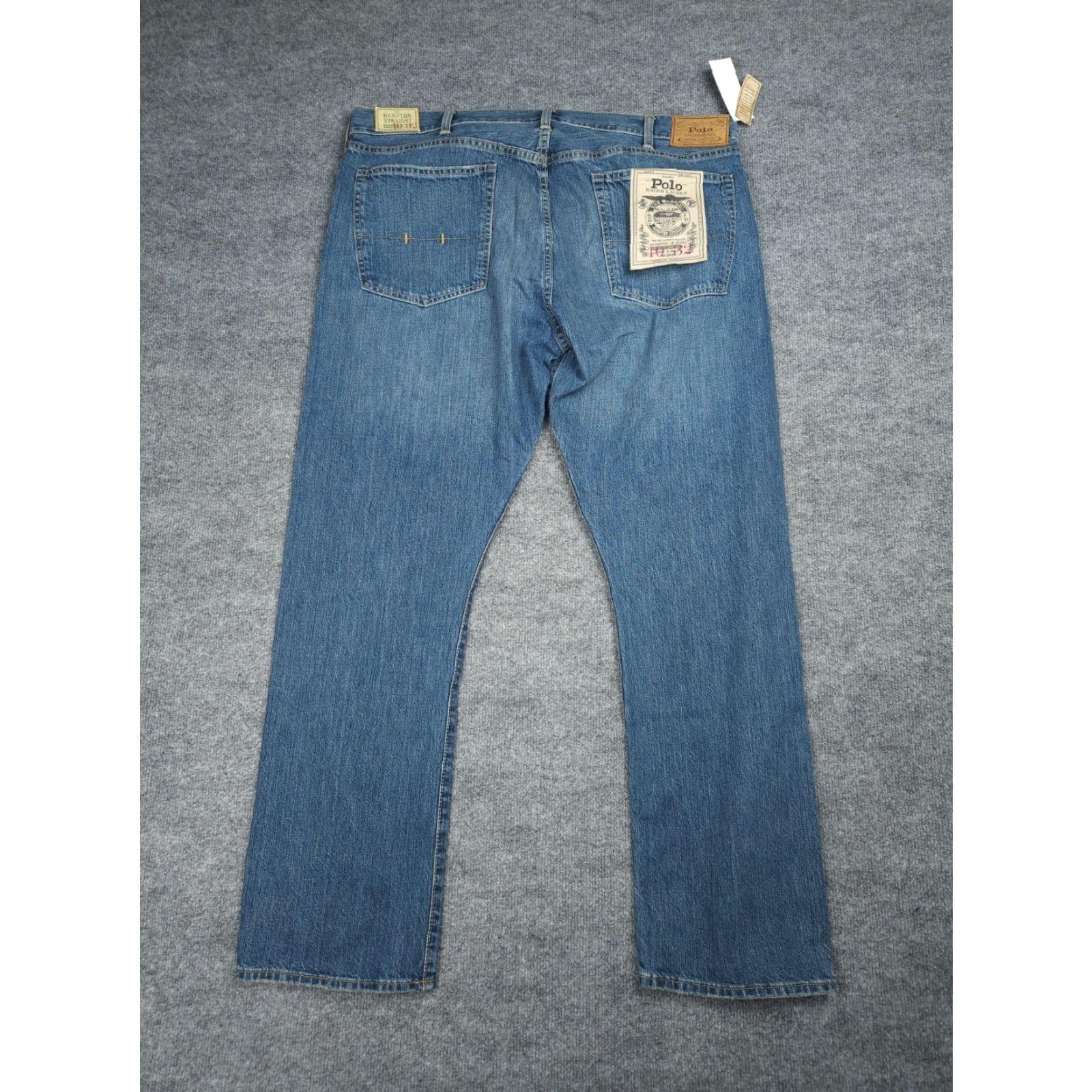 Polo Ralph Lauren Polo Ralph Lauren Jeans Mens 40 x 32 Blue HAMPTON STRAIGHT NWT Hampton Straight Jeans Polo Ralph Lauren Mens 40x32 Blue NWT Size US L / EU 52-54 / 3 - 2 Thumbnail