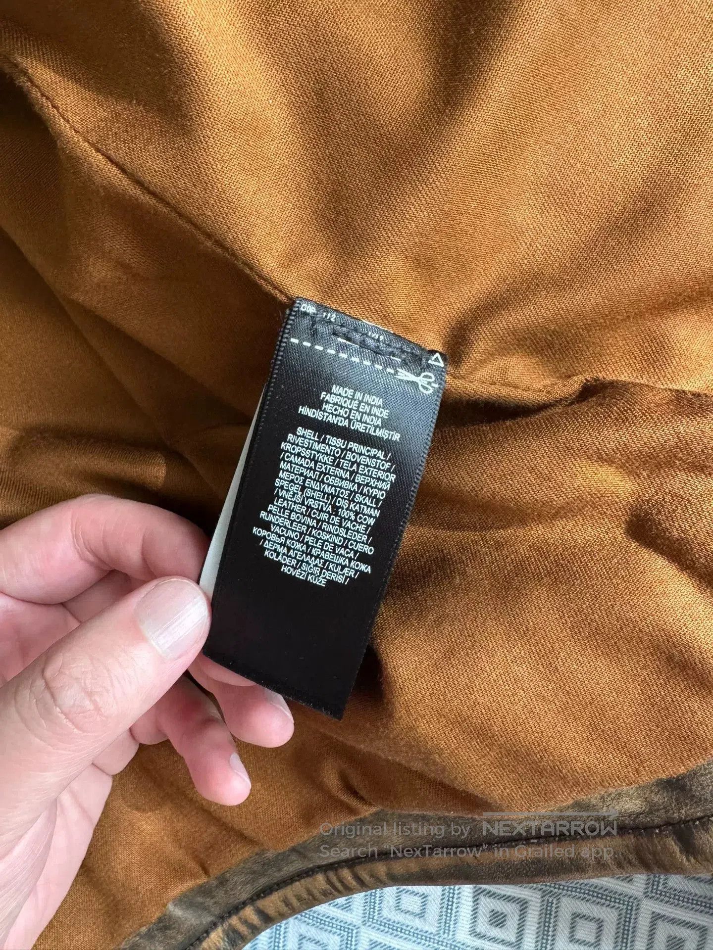 RRL Ralph Lauren RRL Short N1 Deck Distressed Leather Jacket. Size US M / EU 48-50 / 2 - 4 Thumbnail
