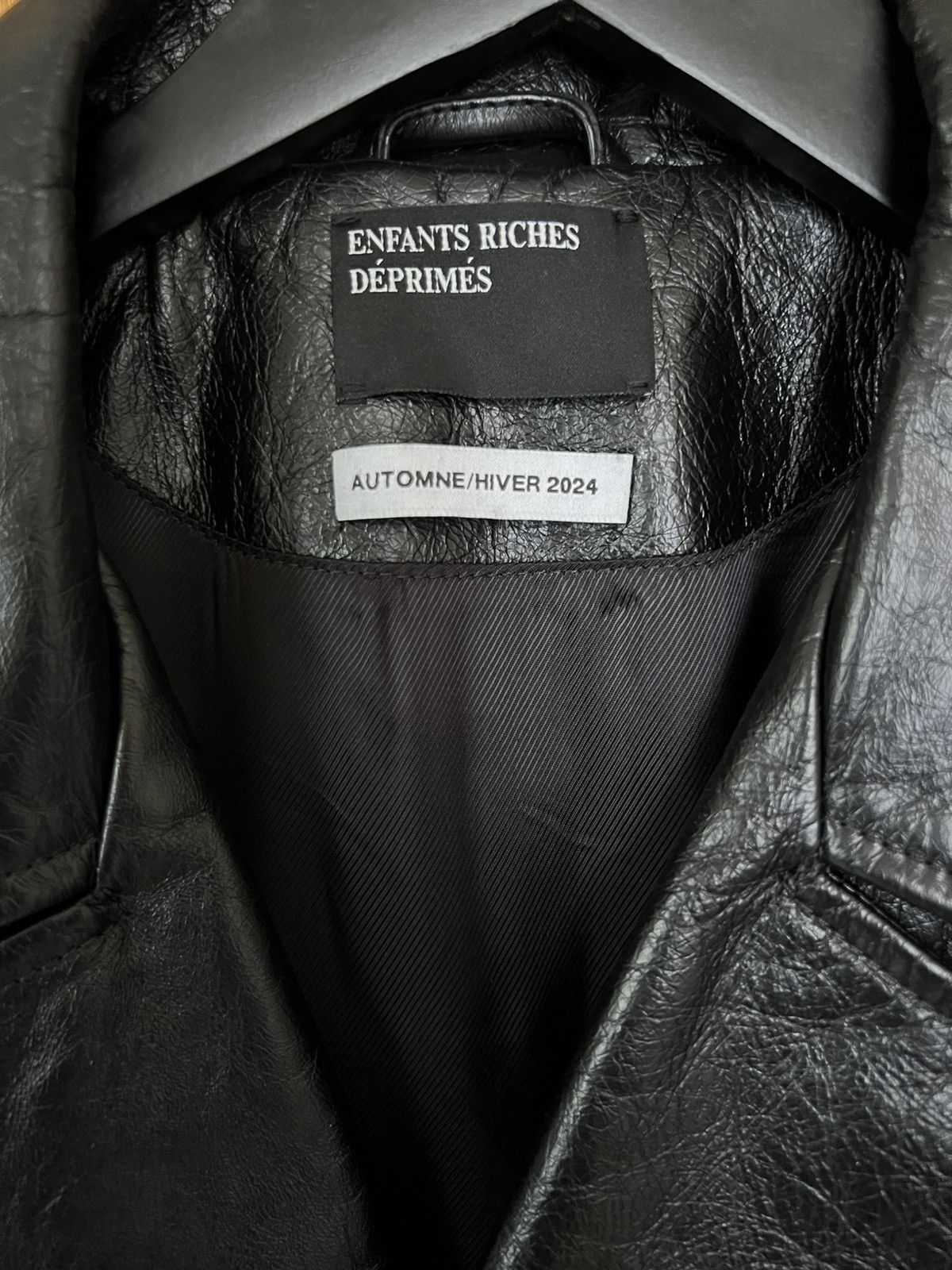 Enfants Riches Deprimes ENFANTS RICHES DÉPRIMÉS Distressed Leather Biker Jacket Size US M / EU 48-50 / 2 - 3 Thumbnail