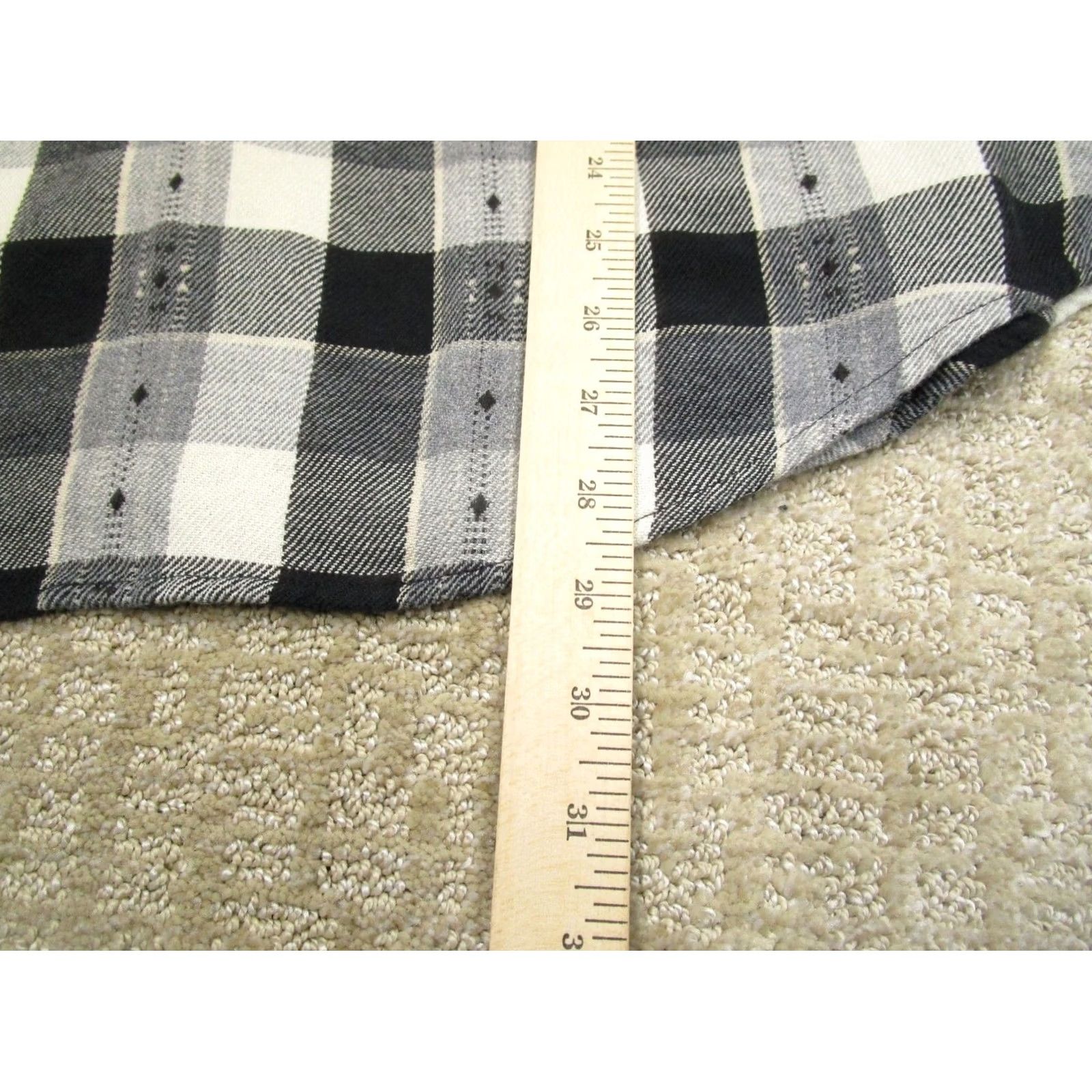 Frye Frye Shirt Men XL Black Plaid Flannel Long Sleeve Button-Up Casual Workwear Vintage: No Women? Size US XL / EU 56 / 4 - 6 Thumbnail