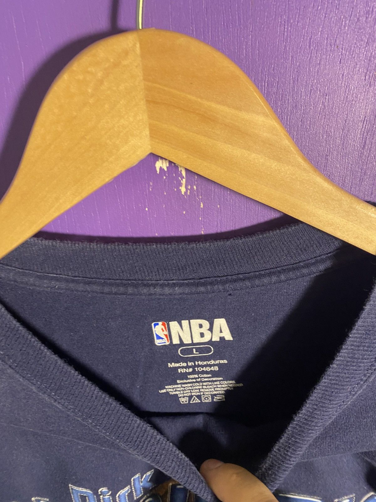 NBA × Vintage Vintage 00s NBA Dallas mavericks Dirk Nowitzki t-shirt Size US L / EU 52-54 / 3 - 4 Thumbnail