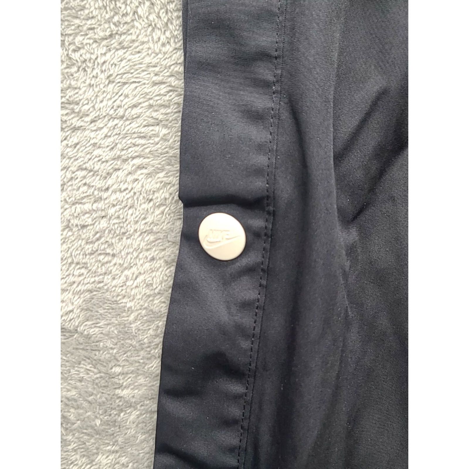 Nike Nike Archive Snap Pants Women’s L Black Tearaway Track Athletic Snap Sides Pants 90s Regular Womens Size 36" / US 14 / IT 50 - 4 Thumbnail