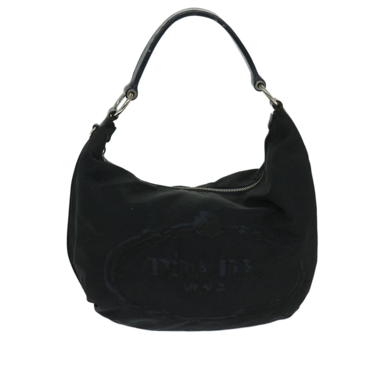 Prada Tessuto Black Synthetic Shoulder Bag (Pre-Owned) Size ONE SIZE - 1 Thumbnail