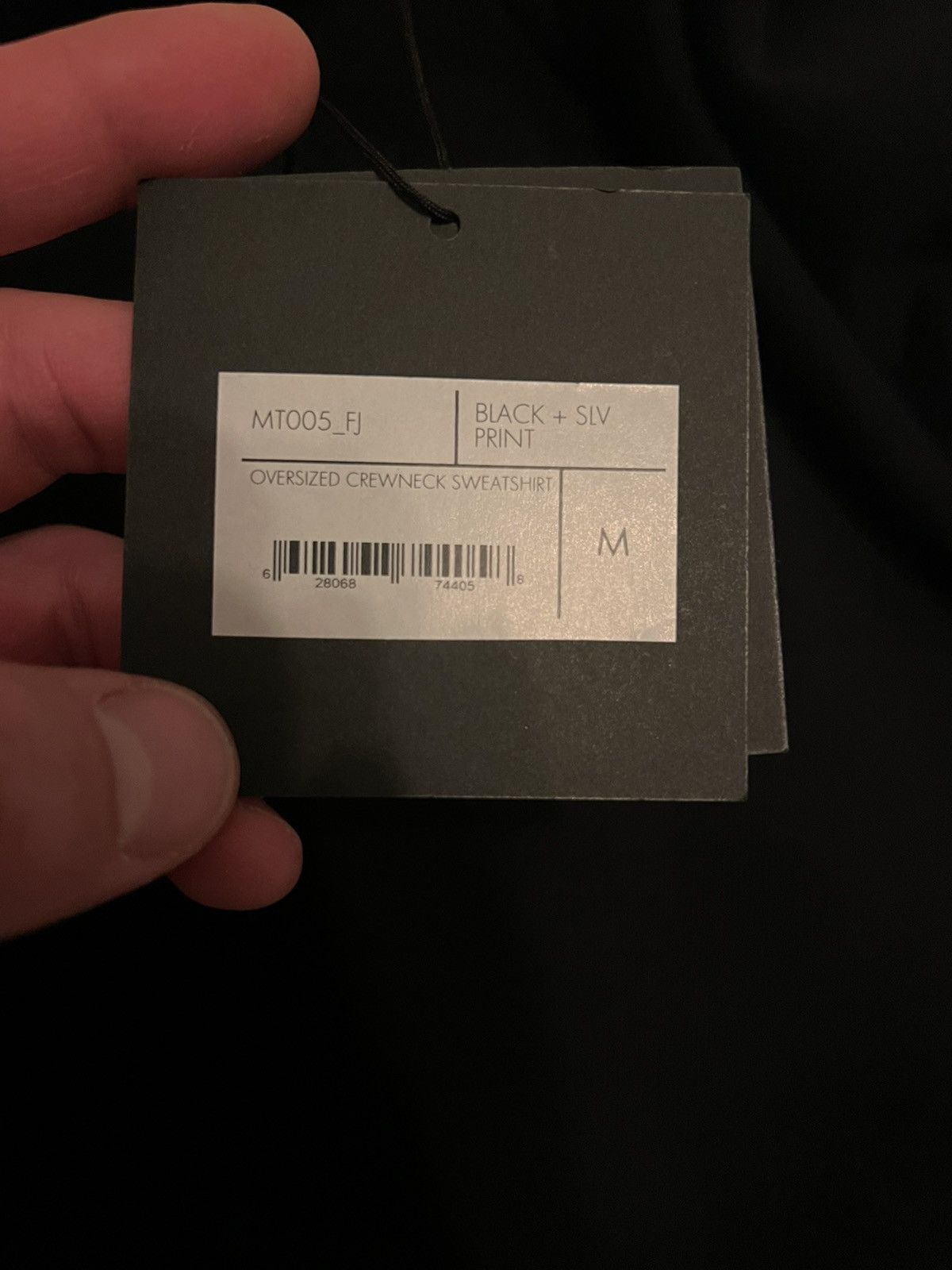 LUU DAN Ssense exclusive black oversized sweatshirt Size US M / EU 48-50 / 2 - 5 Thumbnail