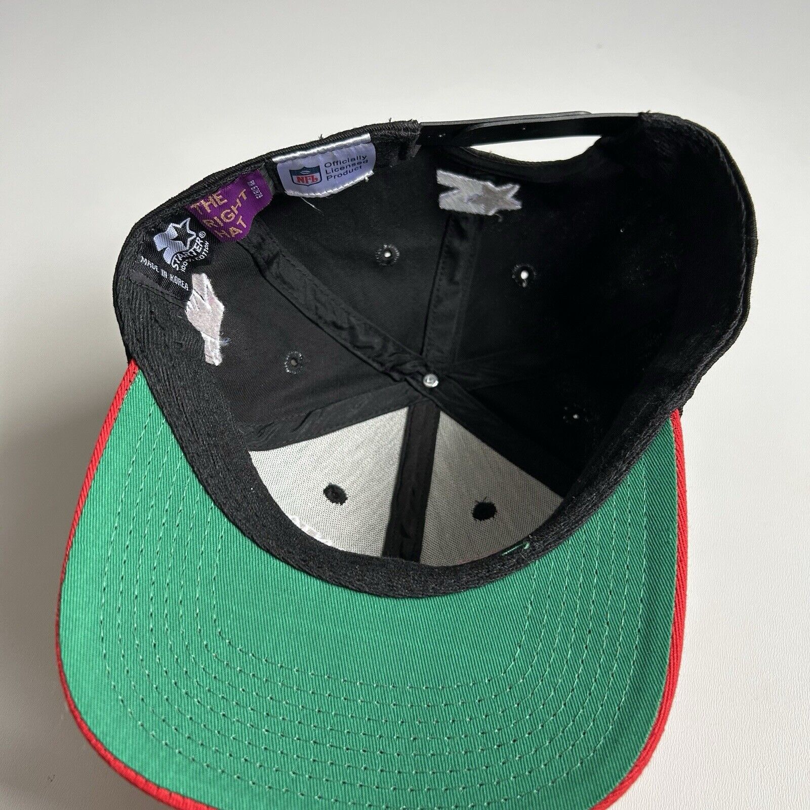 NFL × Starter × Vintage Vintage NFL Atlanta Falcons Starter Football Snapback Hat Size ONE SIZE - 3 Thumbnail