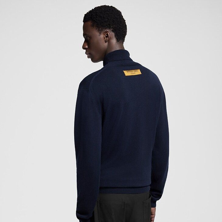 Louis Vuitton LVSE LV Embossed Turtle Neck Size US XL / EU 56 / 4 - 4 Thumbnail